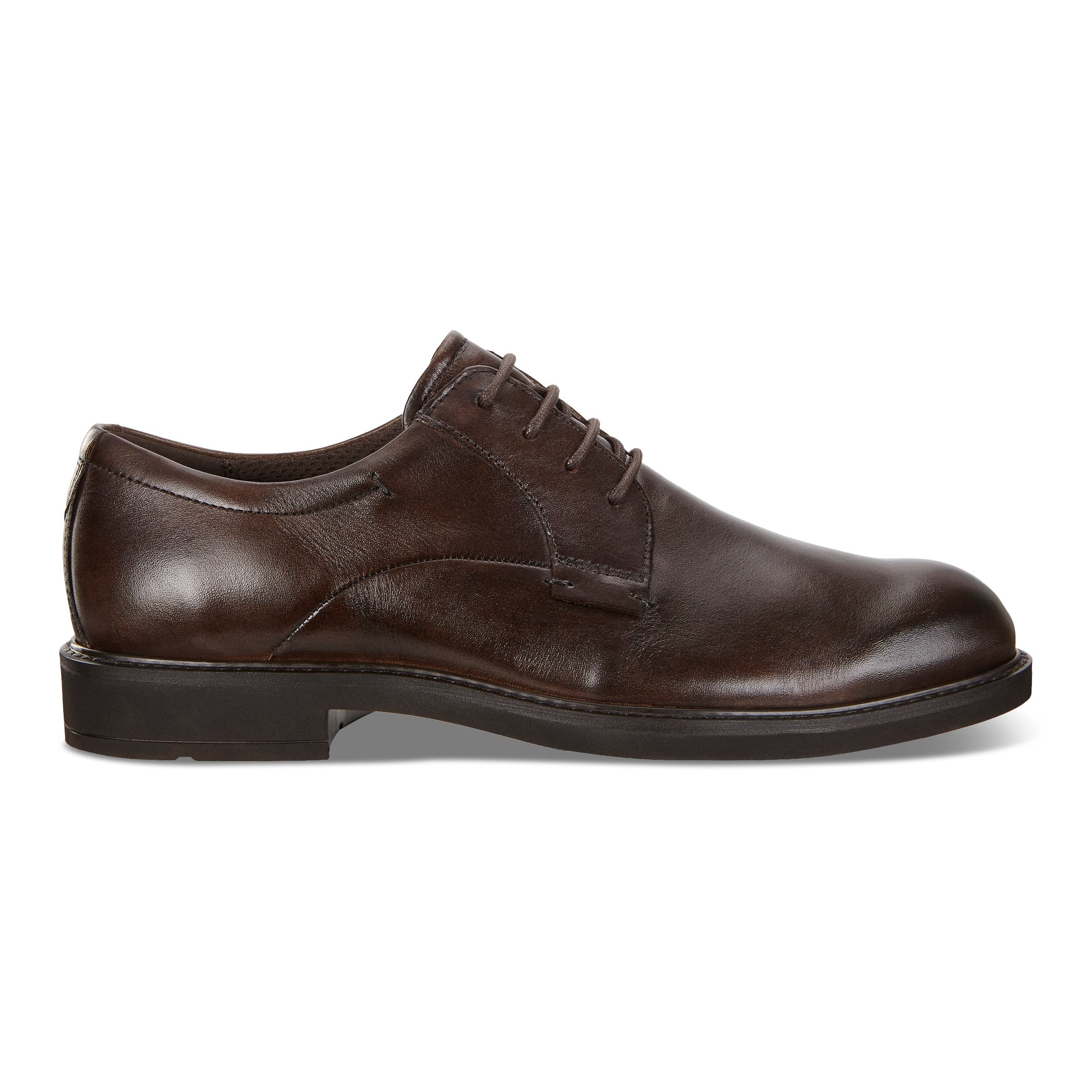 Men's ECCO® Vitrus III Leather Derby Shoe - Brown - Outside