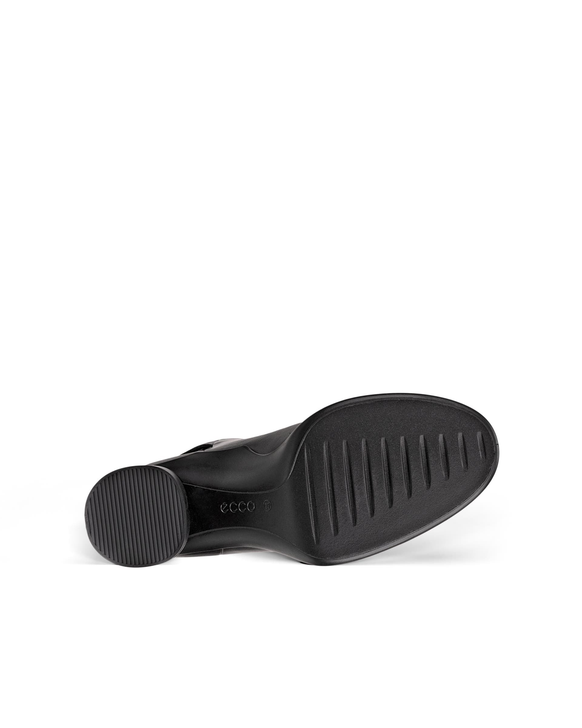 Women's ECCO® Sculpted LX 55 Leather Pull-On Mid-Calf Boot - Black - Sole