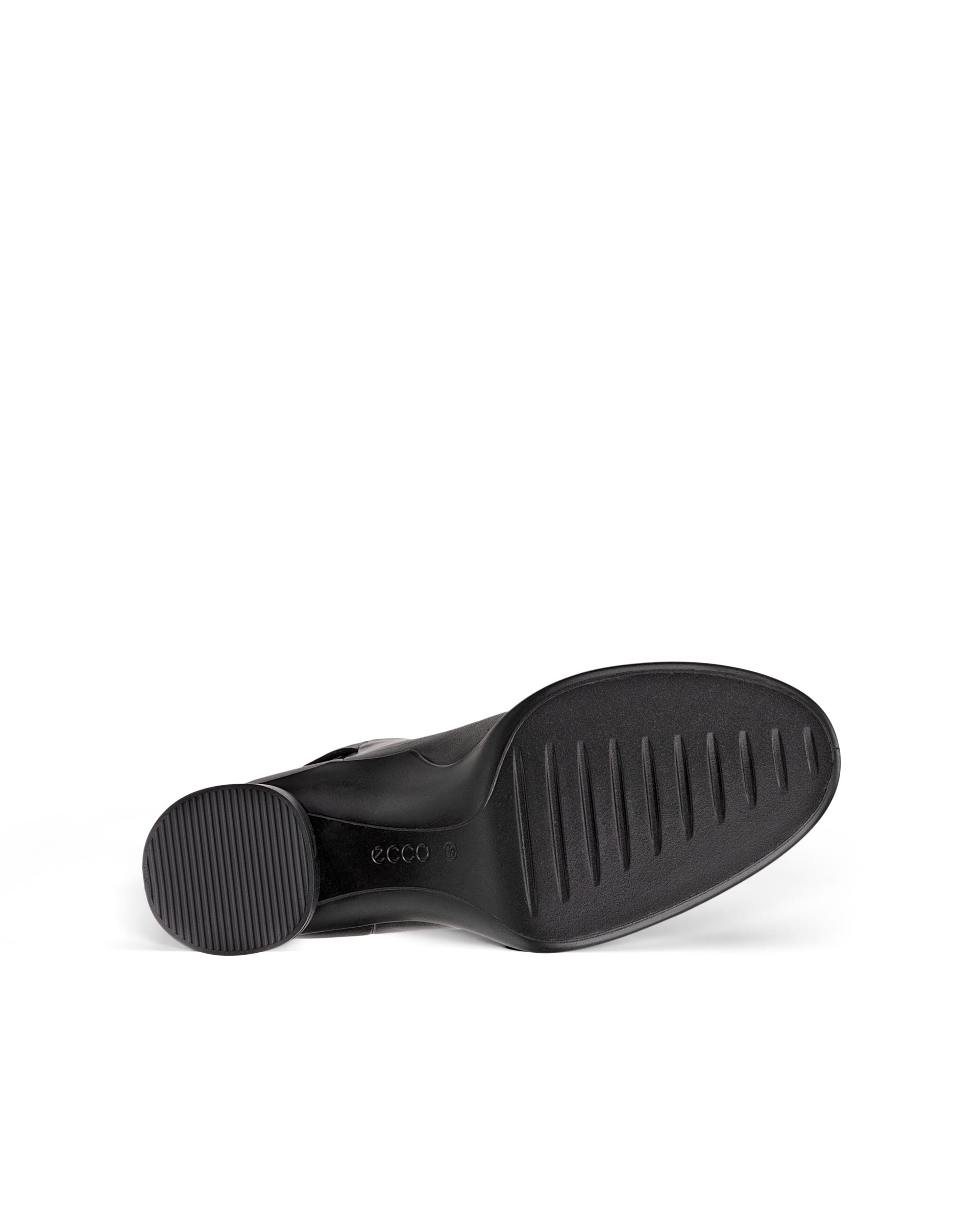 Women's ECCO® Sculpted LX 55 Leather Pull-On Mid-Calf Boot - Black - Sole