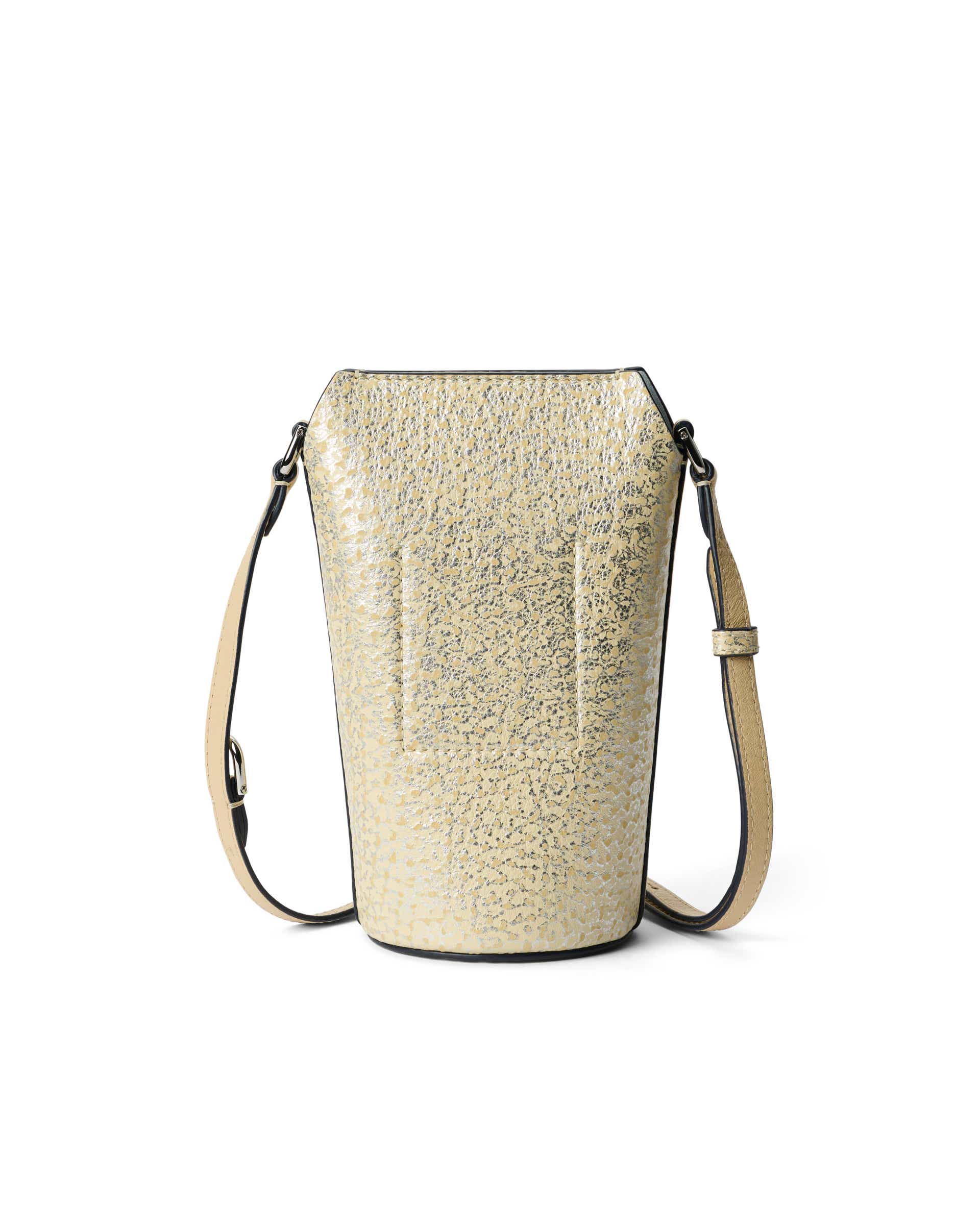 ECCO® Pot Leather Crossbody Bag - Yellow - Back