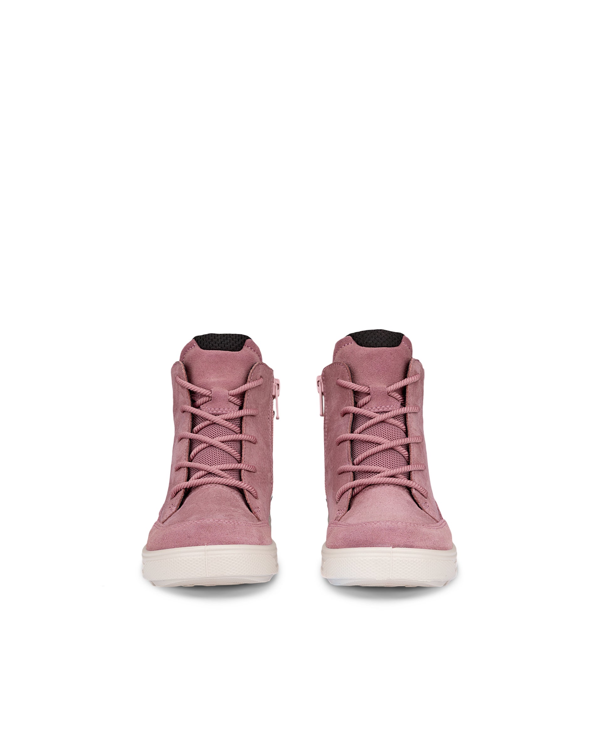ECCO® URBAN SNOWBOARDER Kinder Winterstiefel aus Nubukleder mit Gore-Tex - Rosa - Front pair