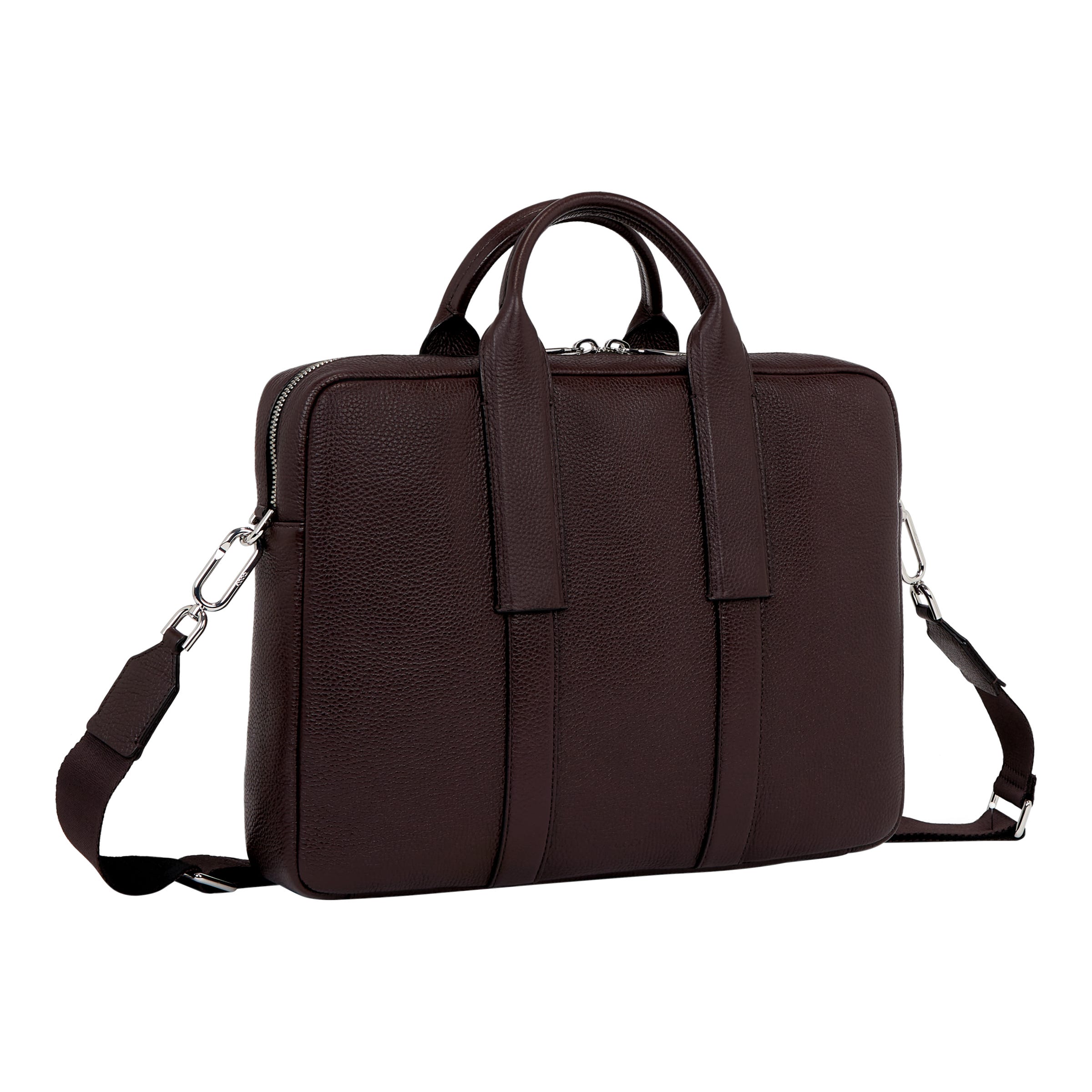 ECCO TEXTUREBLOCK LAPTOP BAG - Brown - Main