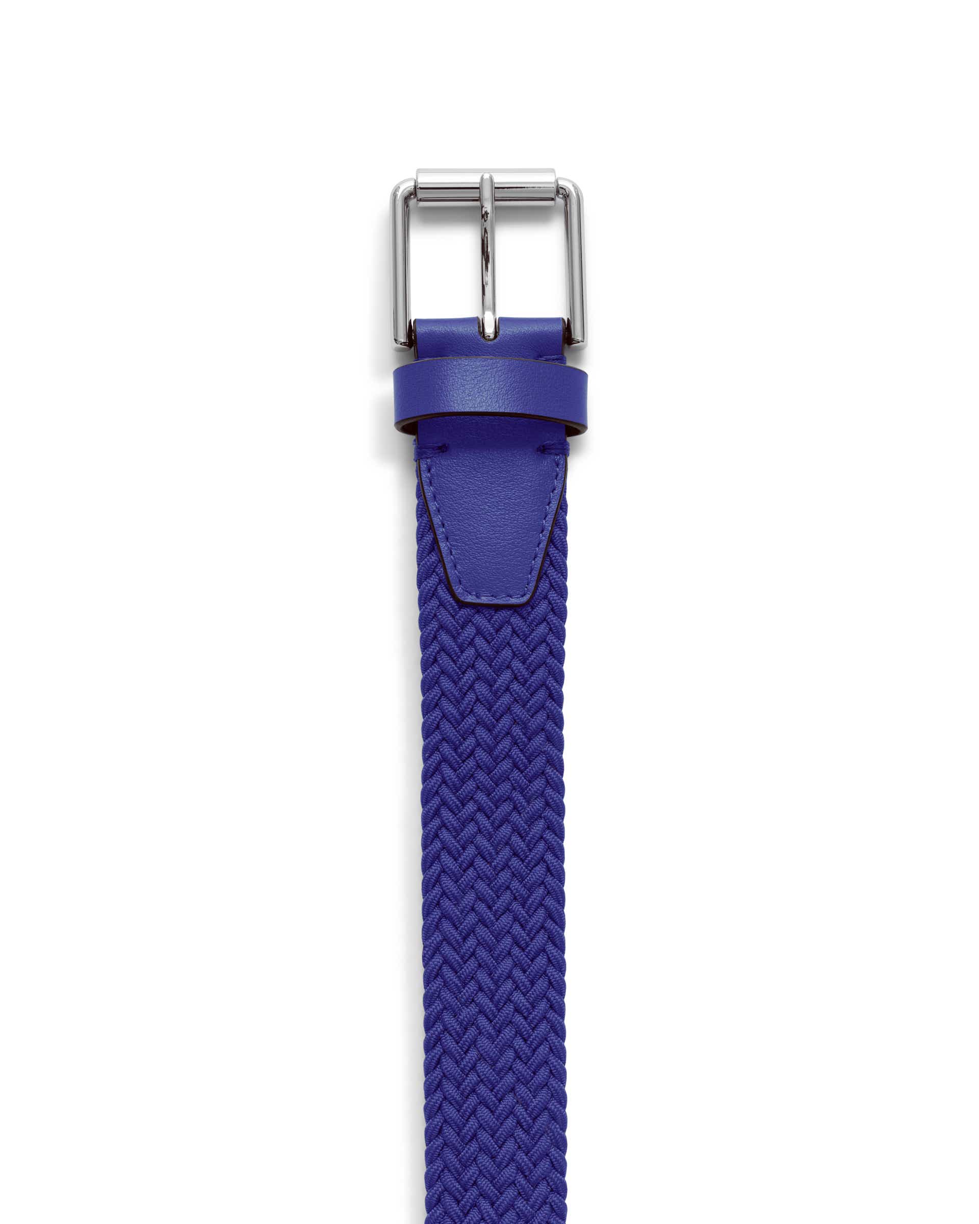 ECCO Belts Golf Braided メンズ テキスタイルベルト - ブルー - Detail-1