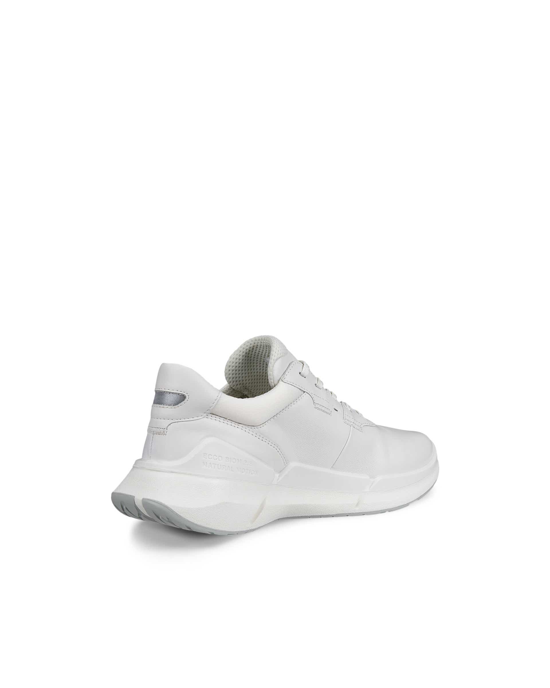 ECCO® Biom 2.2 baskets en cuir pour femme - Blanc - Back