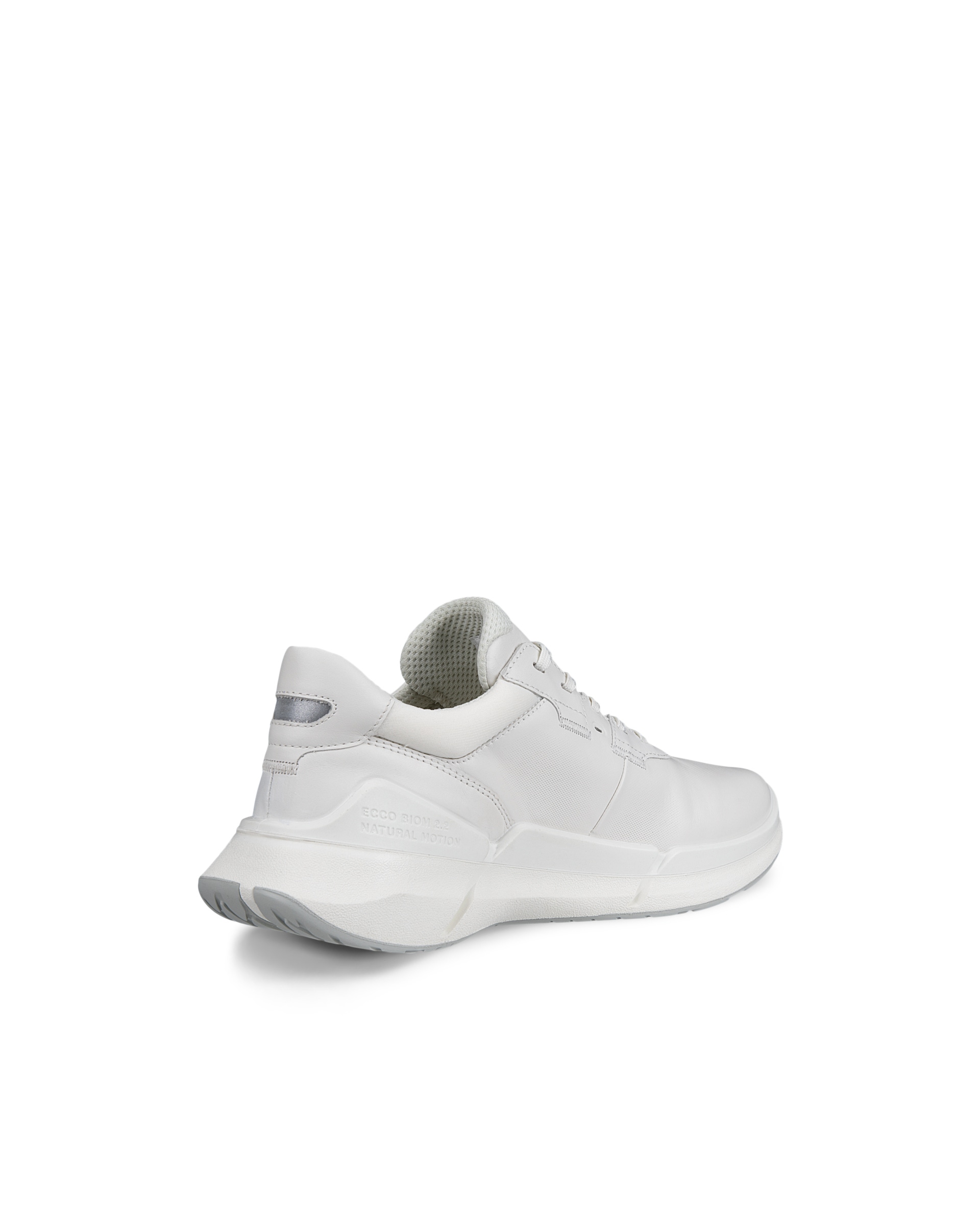 ECCO® Biom 2.2 baskets en cuir pour femme - Blanc - Back