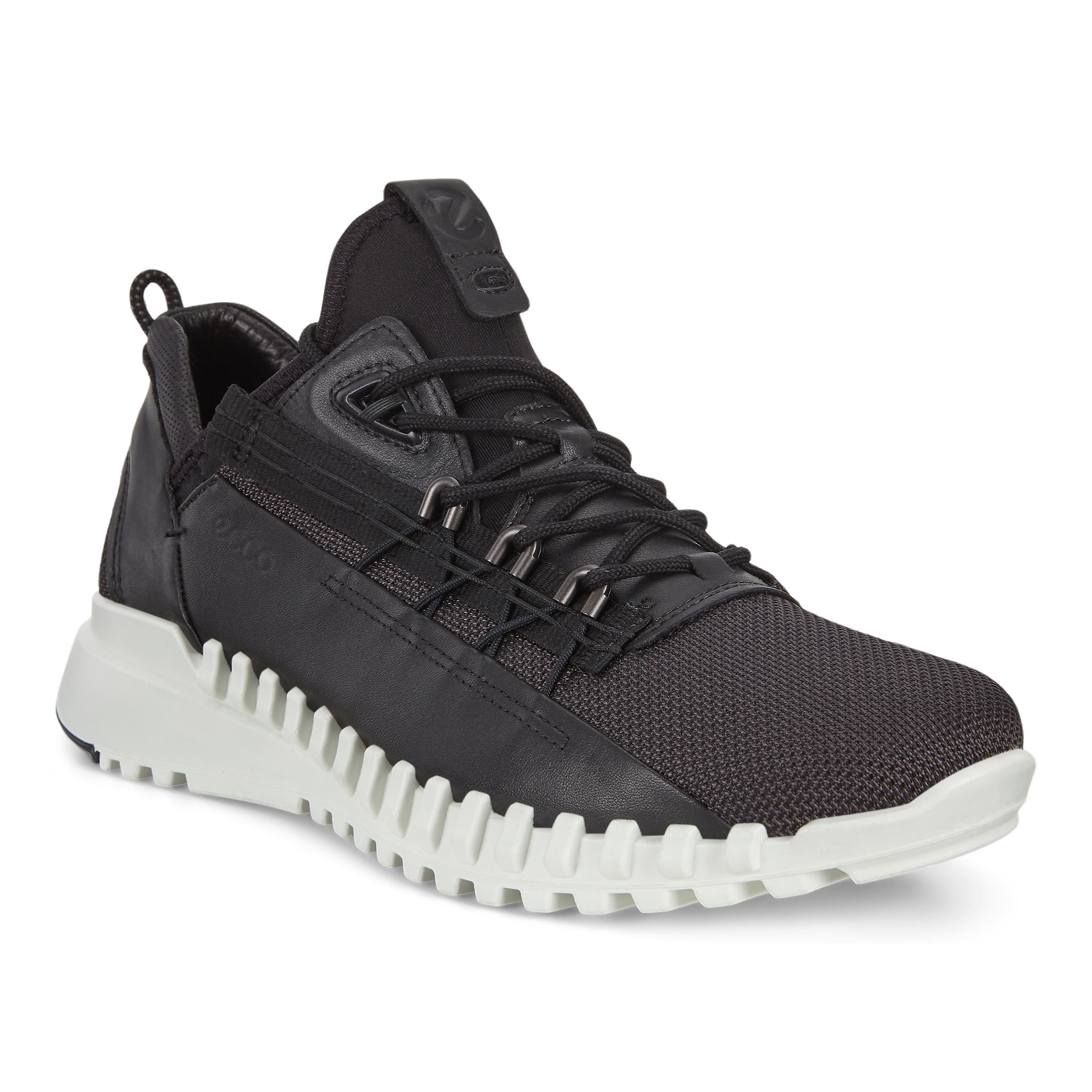 ECCO Zipflex メンズ テキスタイルスニーカー - ブラック - Main