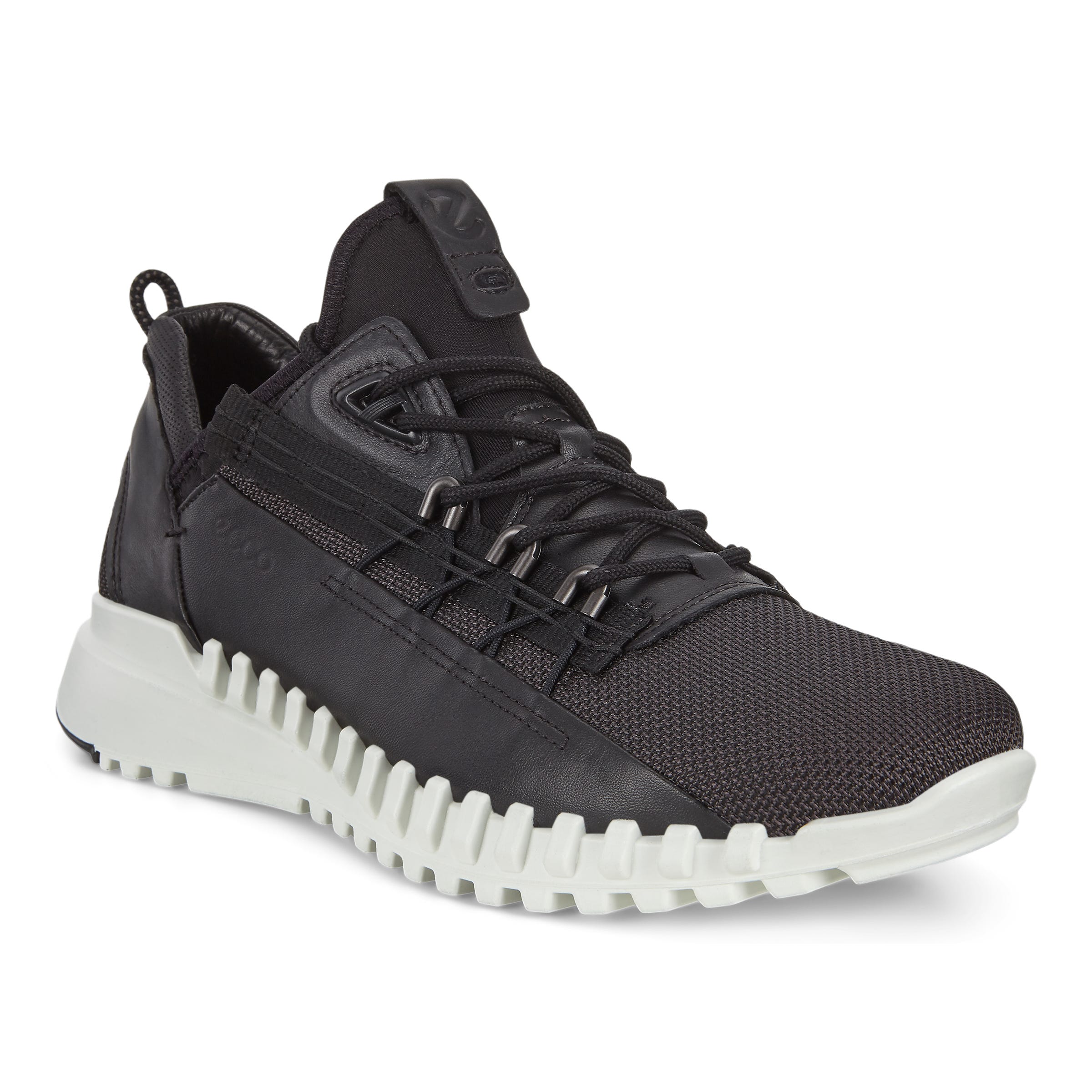 ECCO Zipflex メンズ テキスタイルスニーカー - ブラック - Main