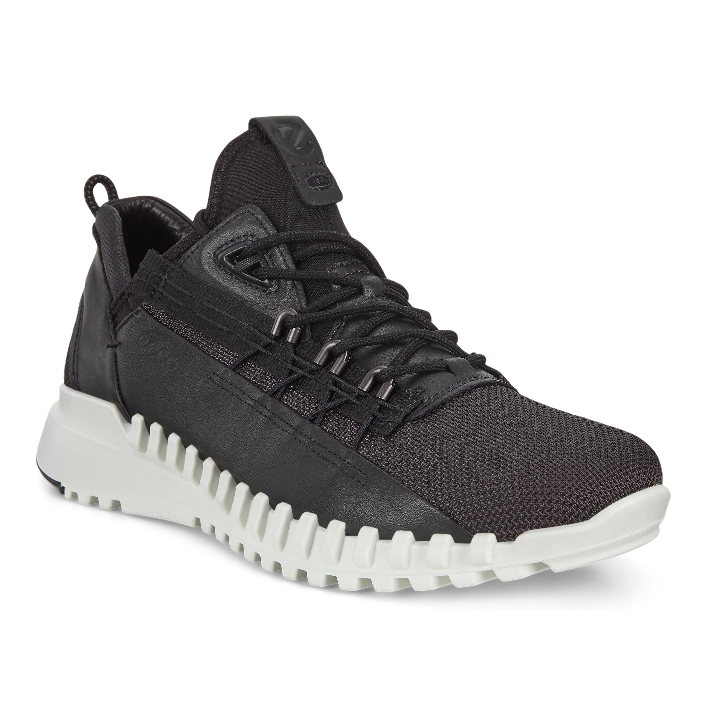 ECCO Zipflex メンズ テキスタイルスニーカー - ブラック - Main
