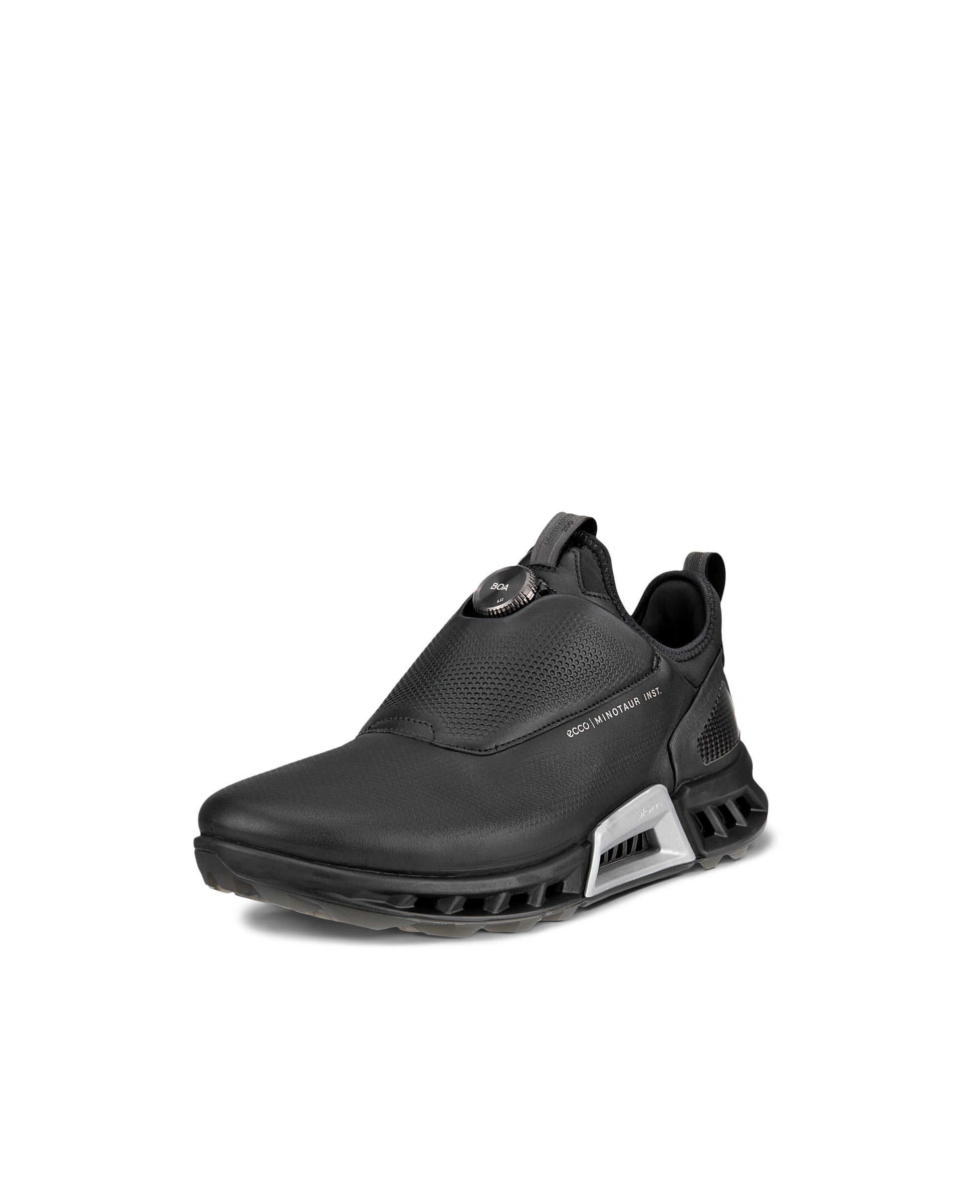 ECCO Golf BIOM C4 メンズ レザーGore-Texゴルフシューズ - ブラック - Main