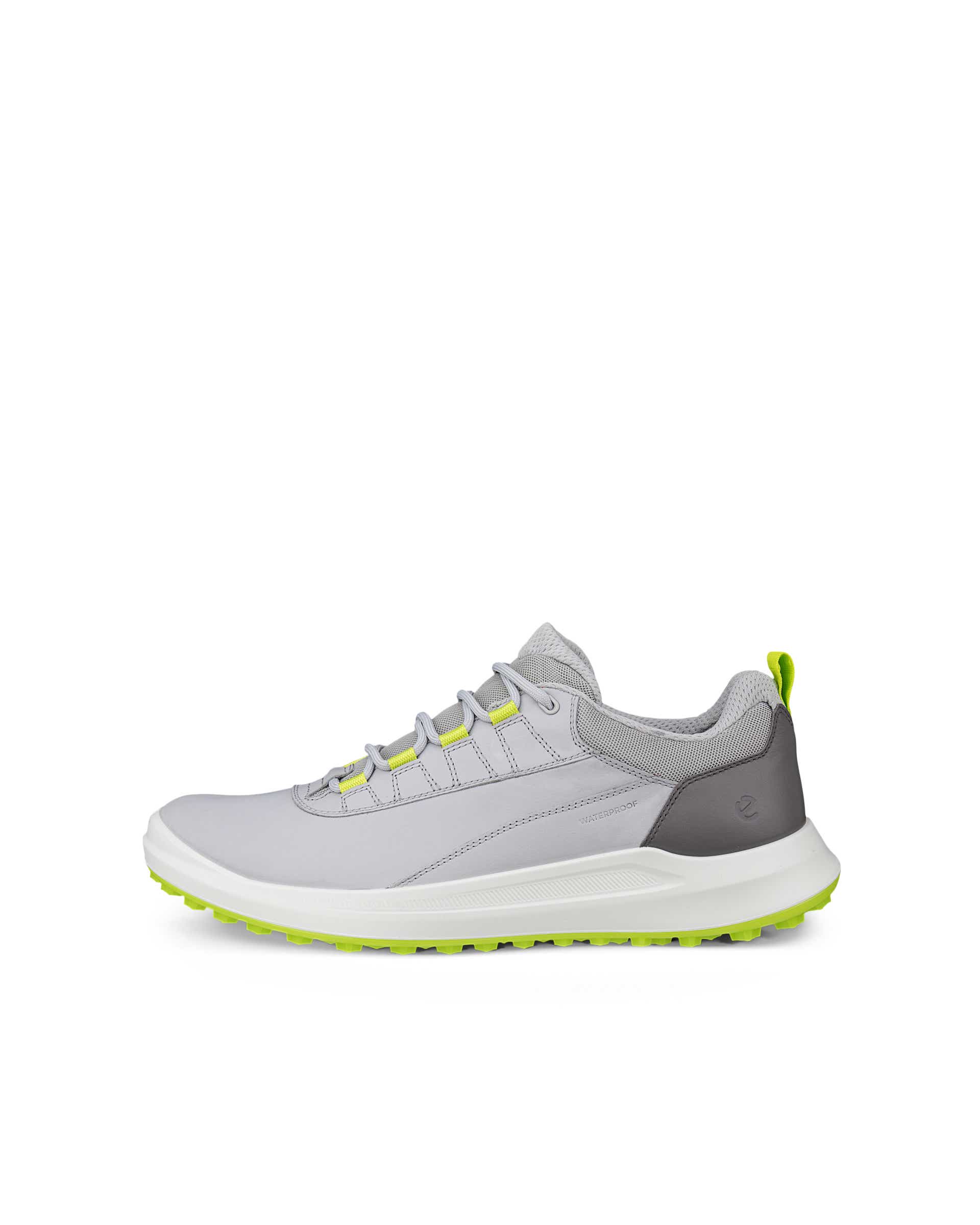 Men's ECCO® GOLF CORE Leather Waterproof Golf Shoe - Gray - Outside