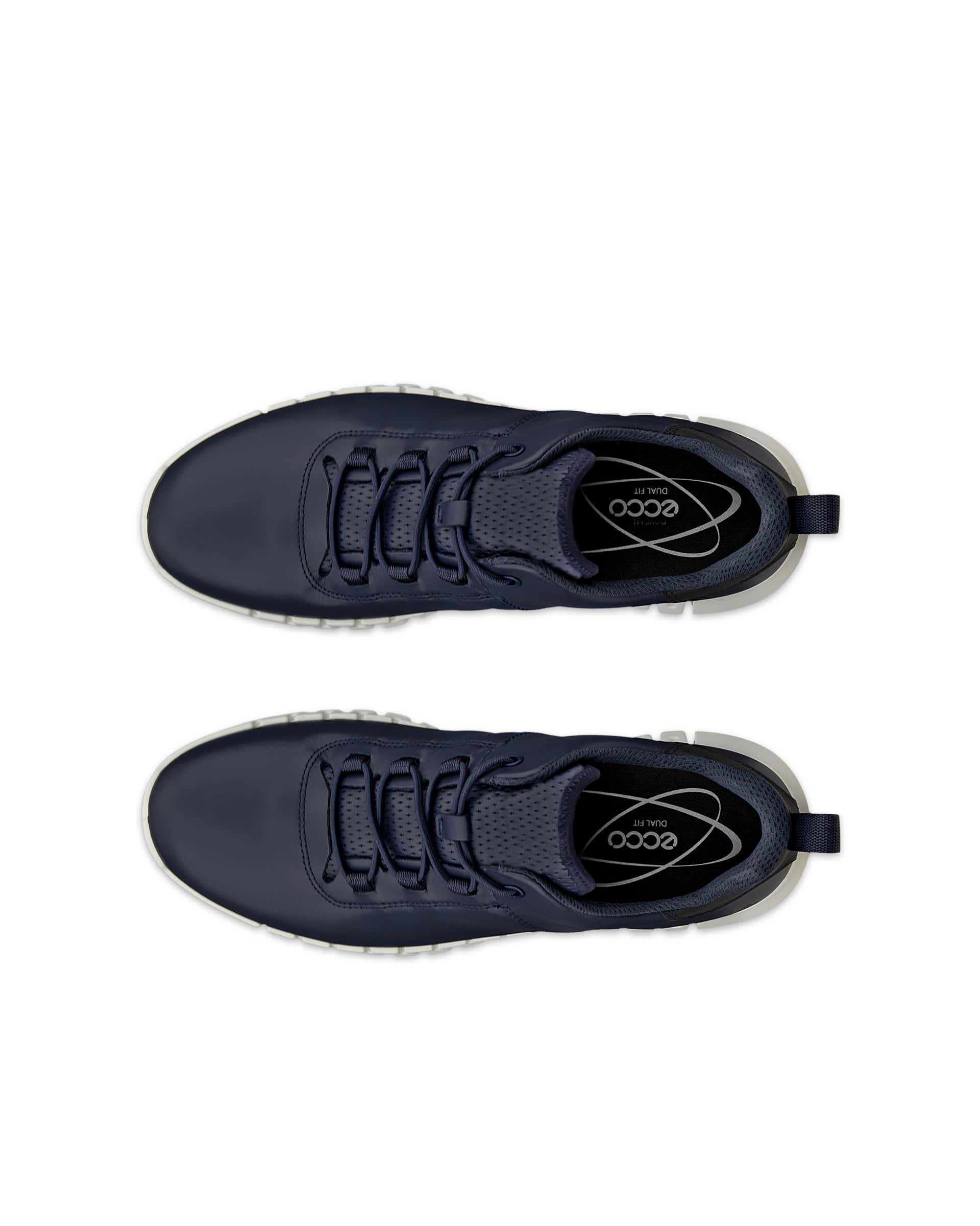 Pánské kožené tenisky ECCO® Gruuv - Modrá - Top left pair