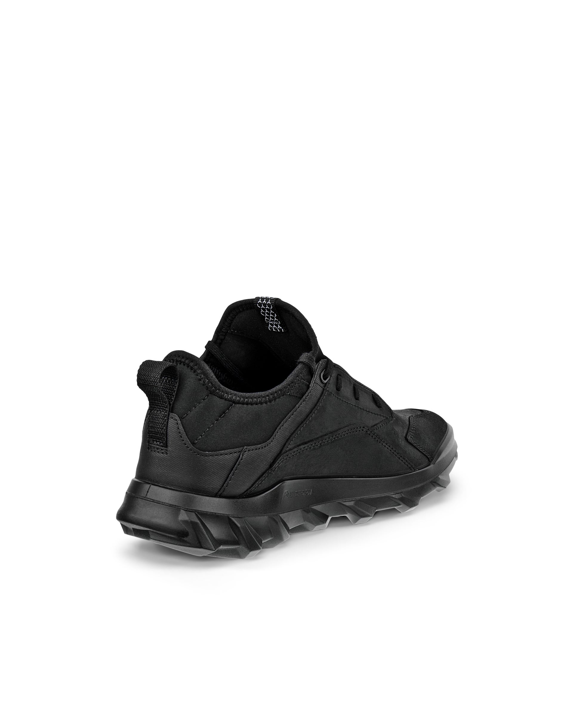 ECCO® MX Heren nubuck sneaker - Zwart - Back
