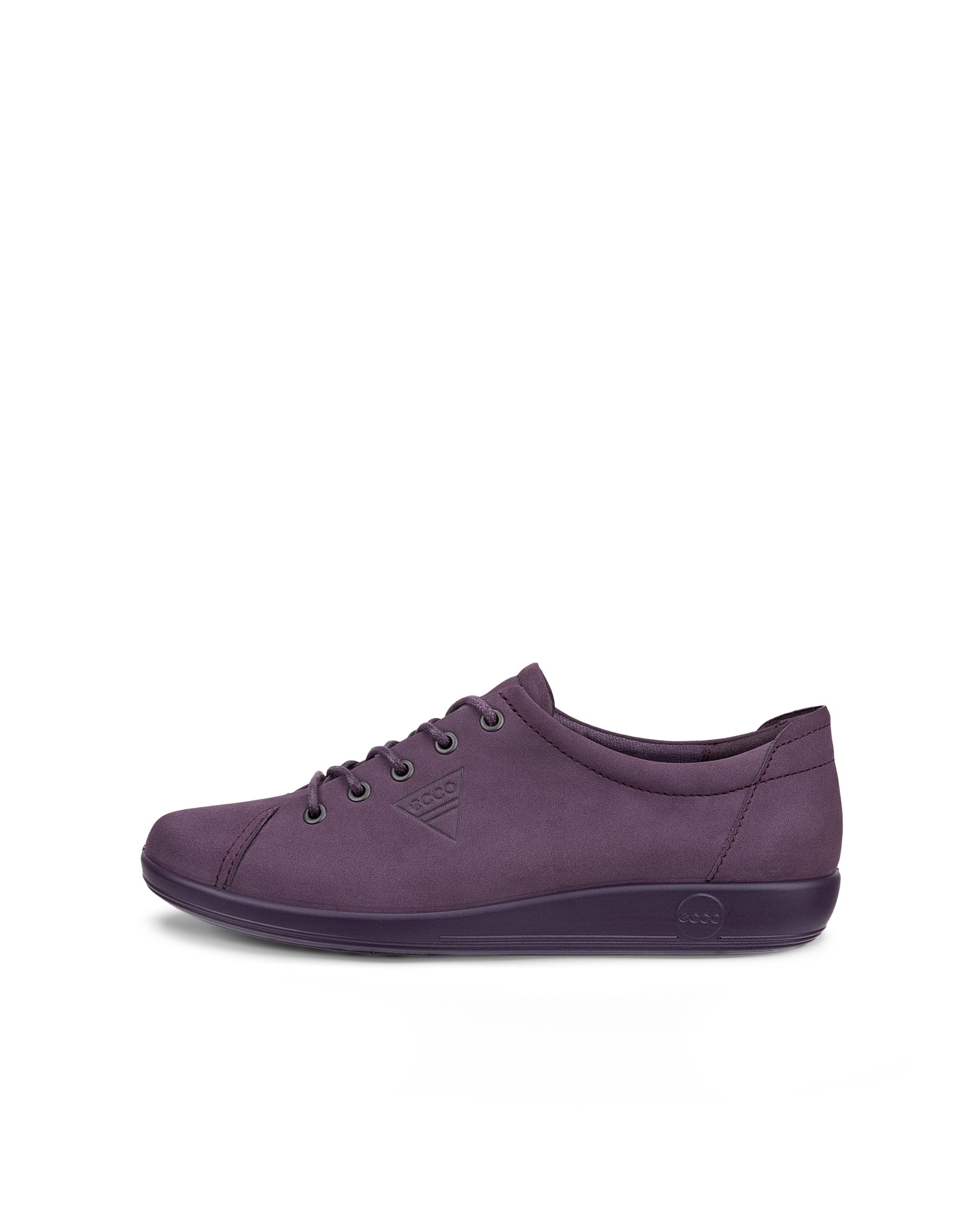 ECCO® Soft 2.0 Damen Sneaker aus Nubukleder - Braun - Outside