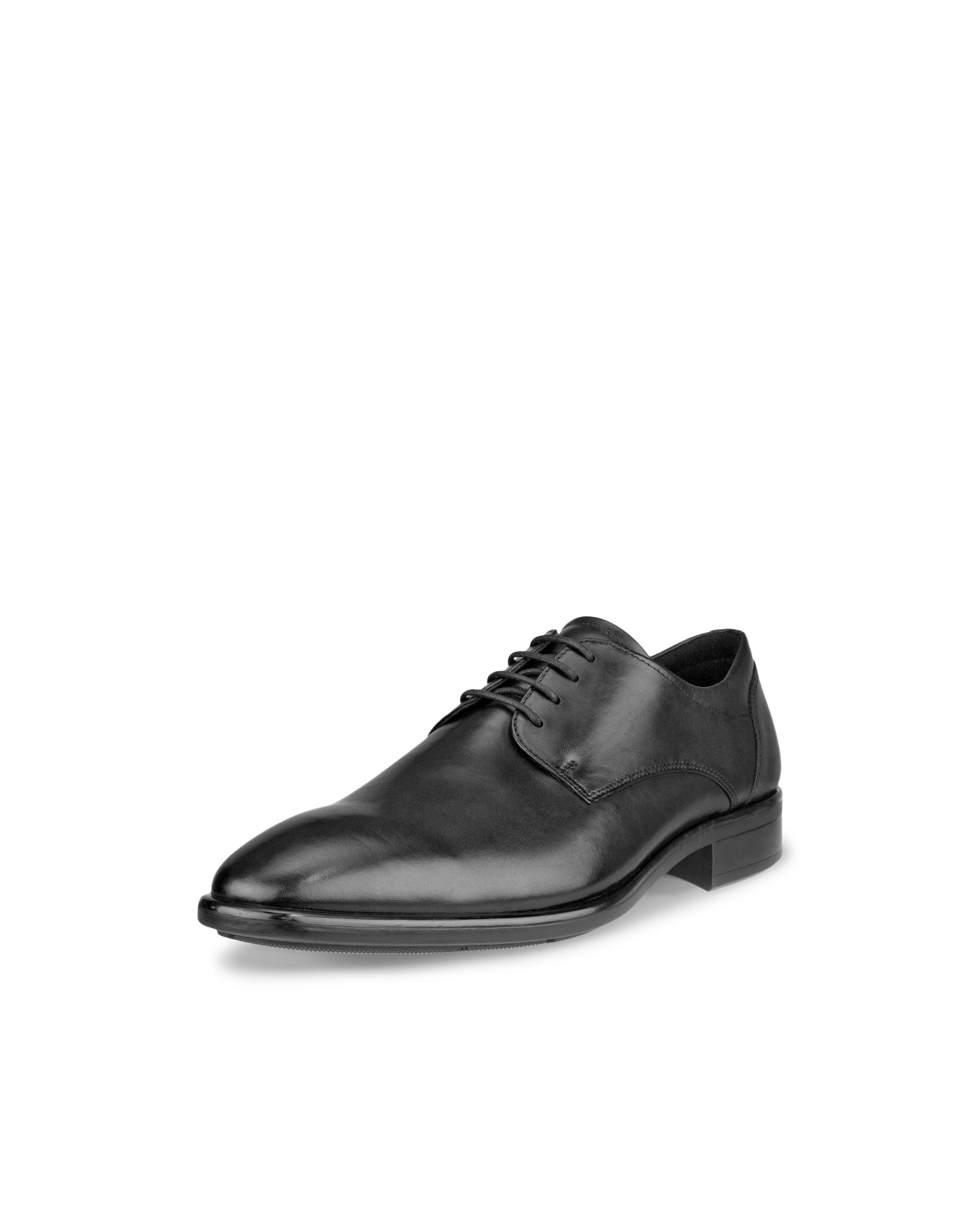 ECCO® Citytray derbies cuir pour homme - Noir - Main