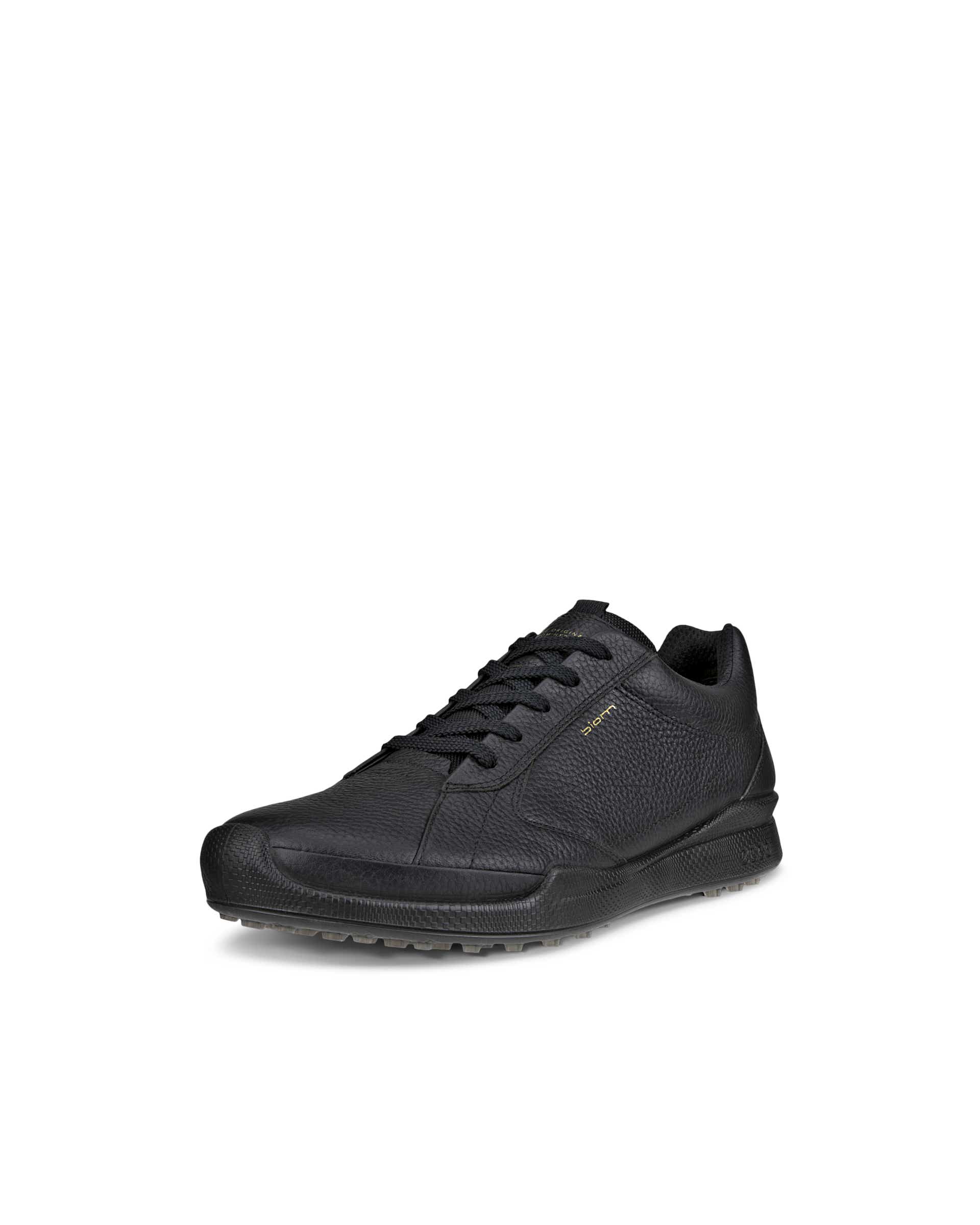 ECCO Golf BIOM Hybrid メンズ レザーゴルフシューズ | ブラック ECCO Golf BIOM Hybrid メンズ レザーゴルフシューズ | ブラック