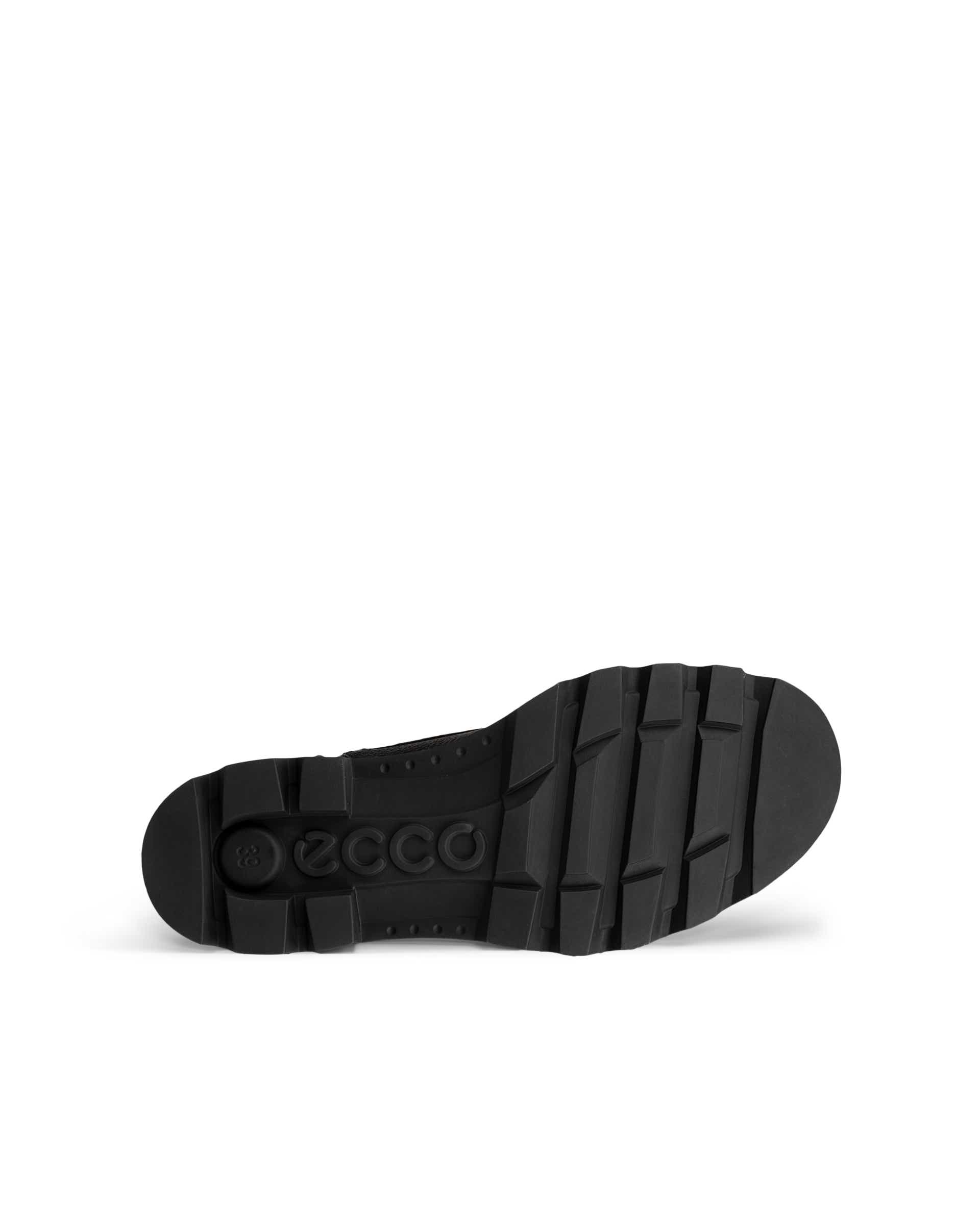 Botas impermeáveis couro mulher ECCO® GRAINER - Preto - Sole