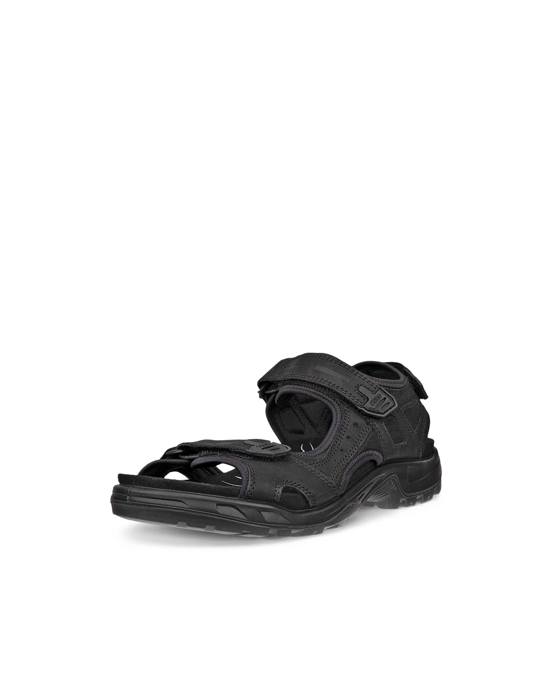 Męskie nubukowe sandały outdoor ECCO® OFFROAD - Czarny - Main