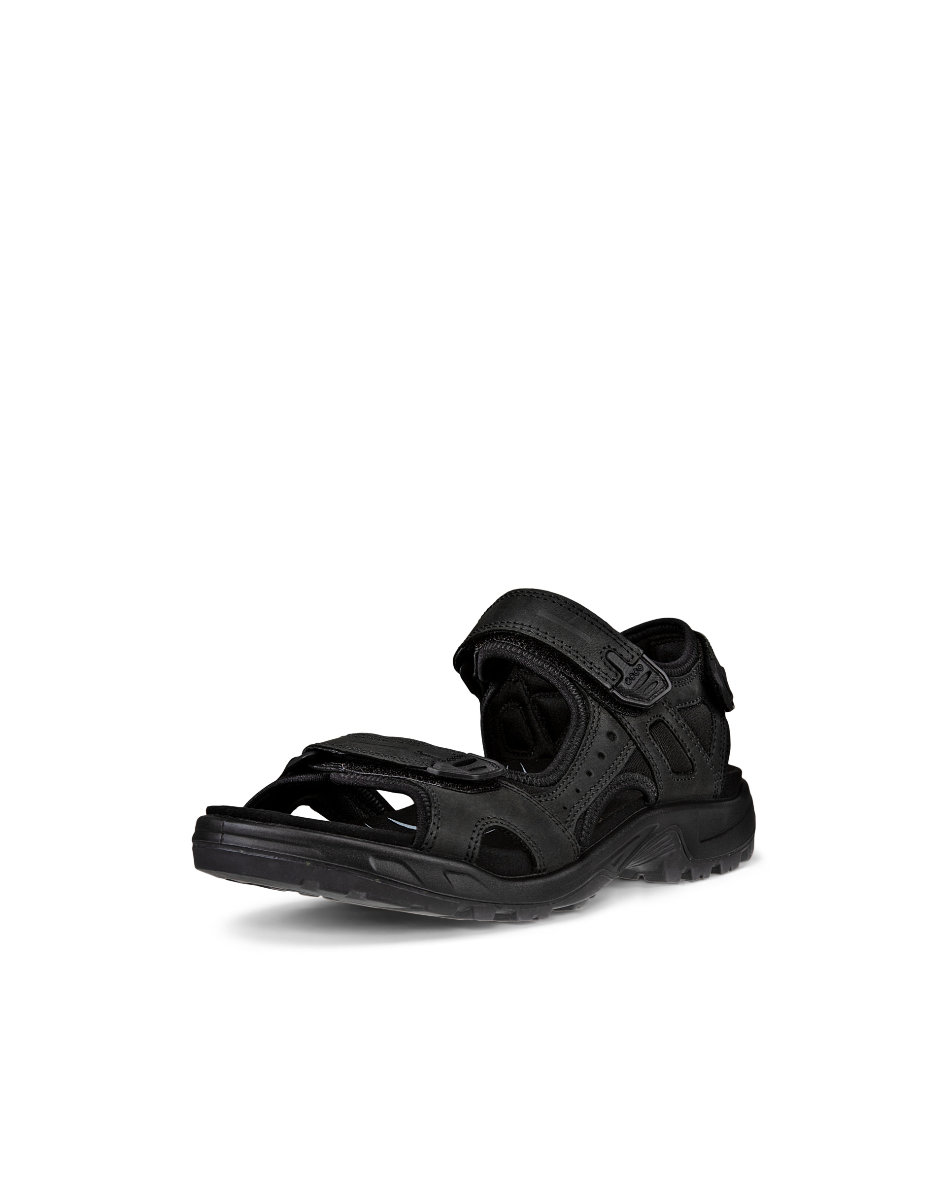 ECCO® OFFROAD sandale de marche en nubuck pour homme - Noir - Main