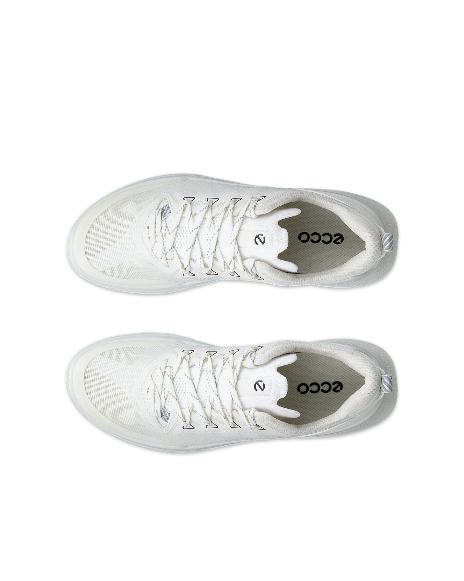 ECCO BIOM 720 WOMEN ウィメンズ スニーカー - ホワイト - Top left pair
