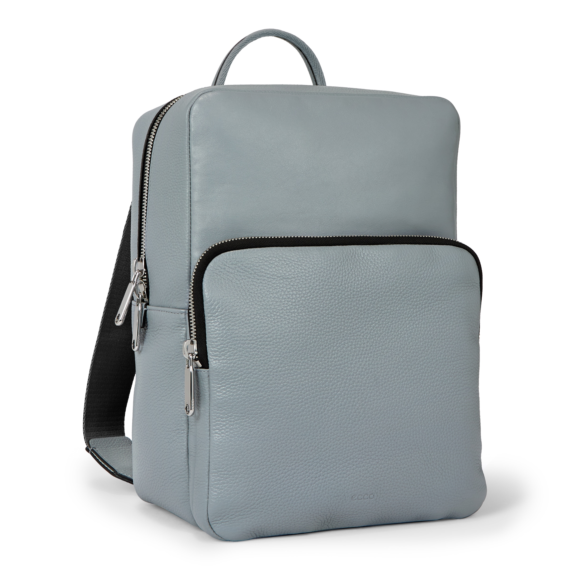 ECCO Square Pack レザーバックパック - Grey - Main