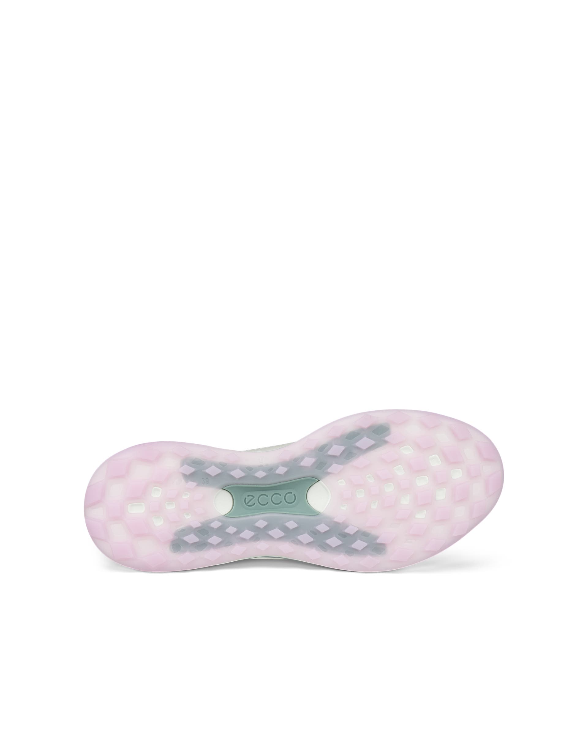 Damskie wodoodporne skórzane buty do golfa ECCO® GOLF LT1 - Biały - Sole