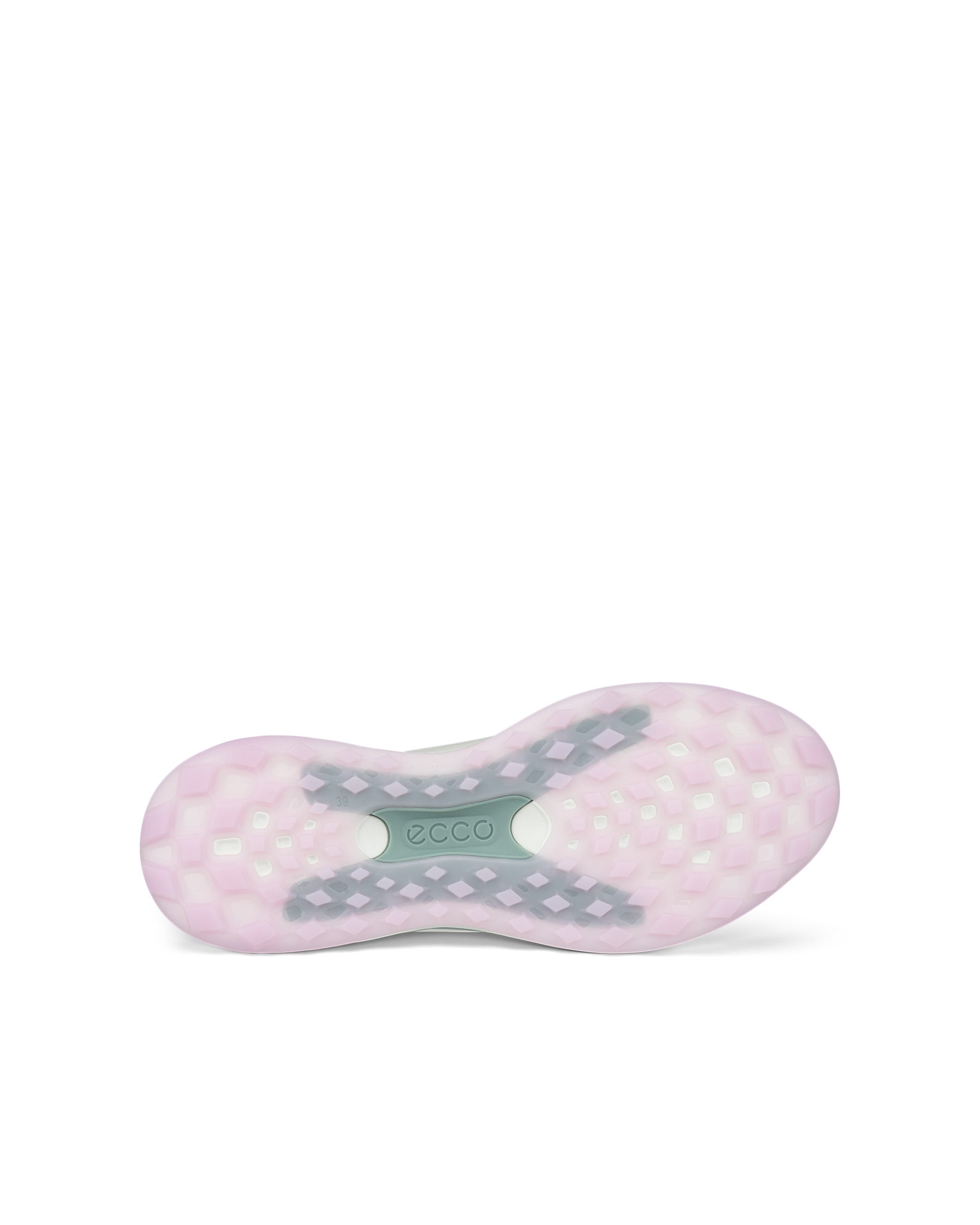 Damskie wodoodporne skórzane buty do golfa ECCO® GOLF LT1 - Biały - Sole