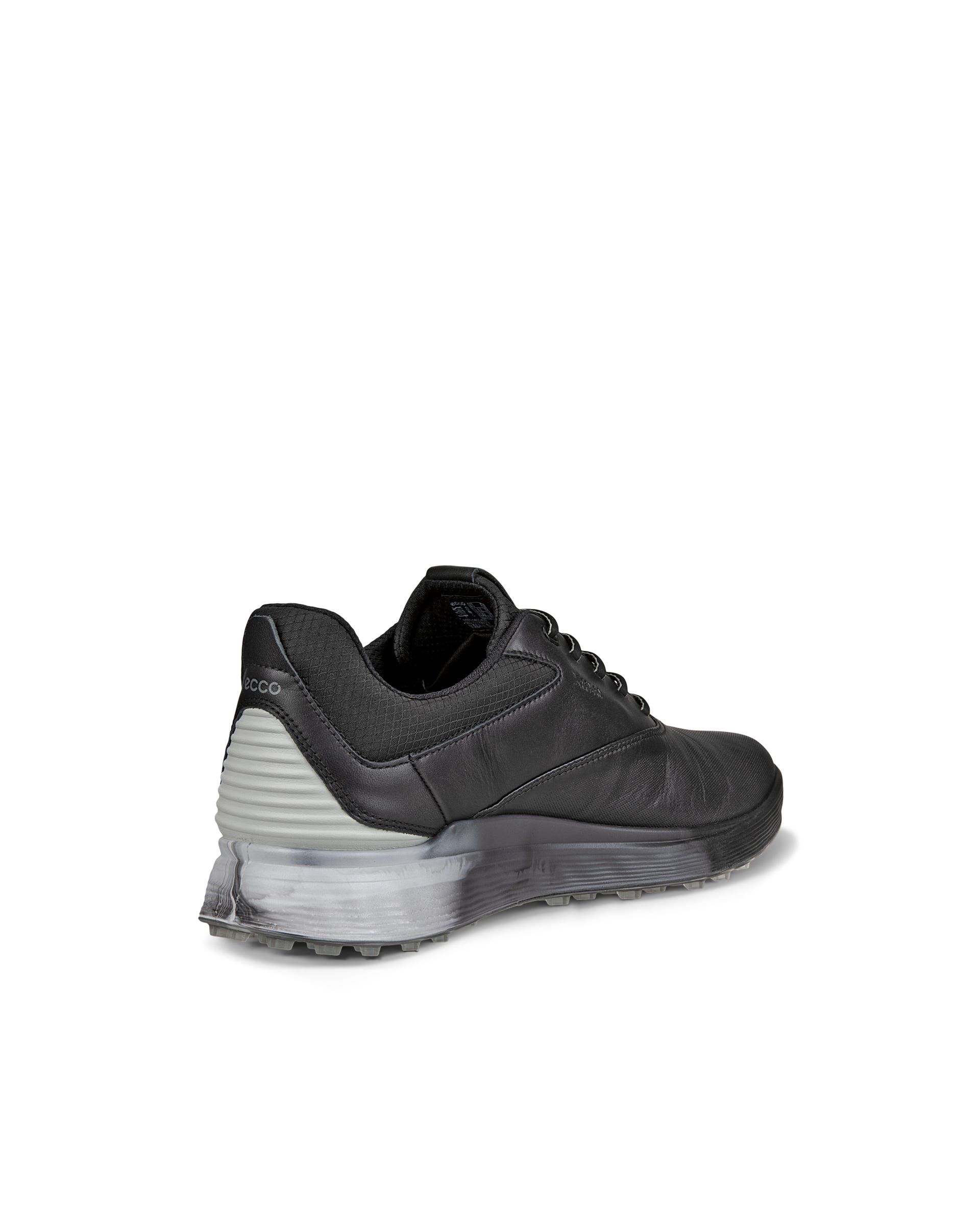 ECCO ブラック スパイクレスゴルフシューズ 40 ecco S-THREE ECCO Golf S Three メンズ レザーGore-Texゴルフシューズ | ブラック