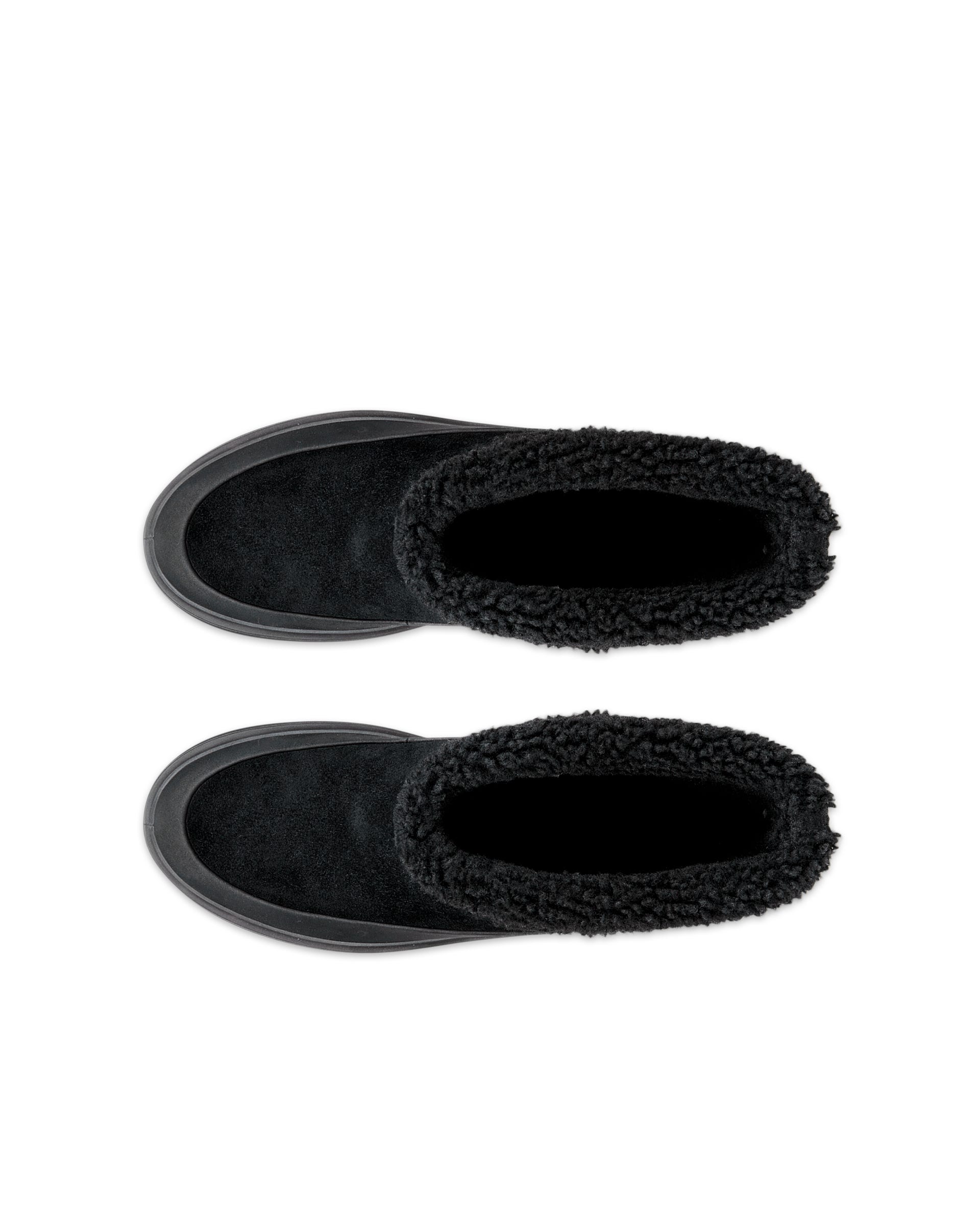 ECCO® GLACIA Vattentät vintersko i mocka dam - Svart - Outside