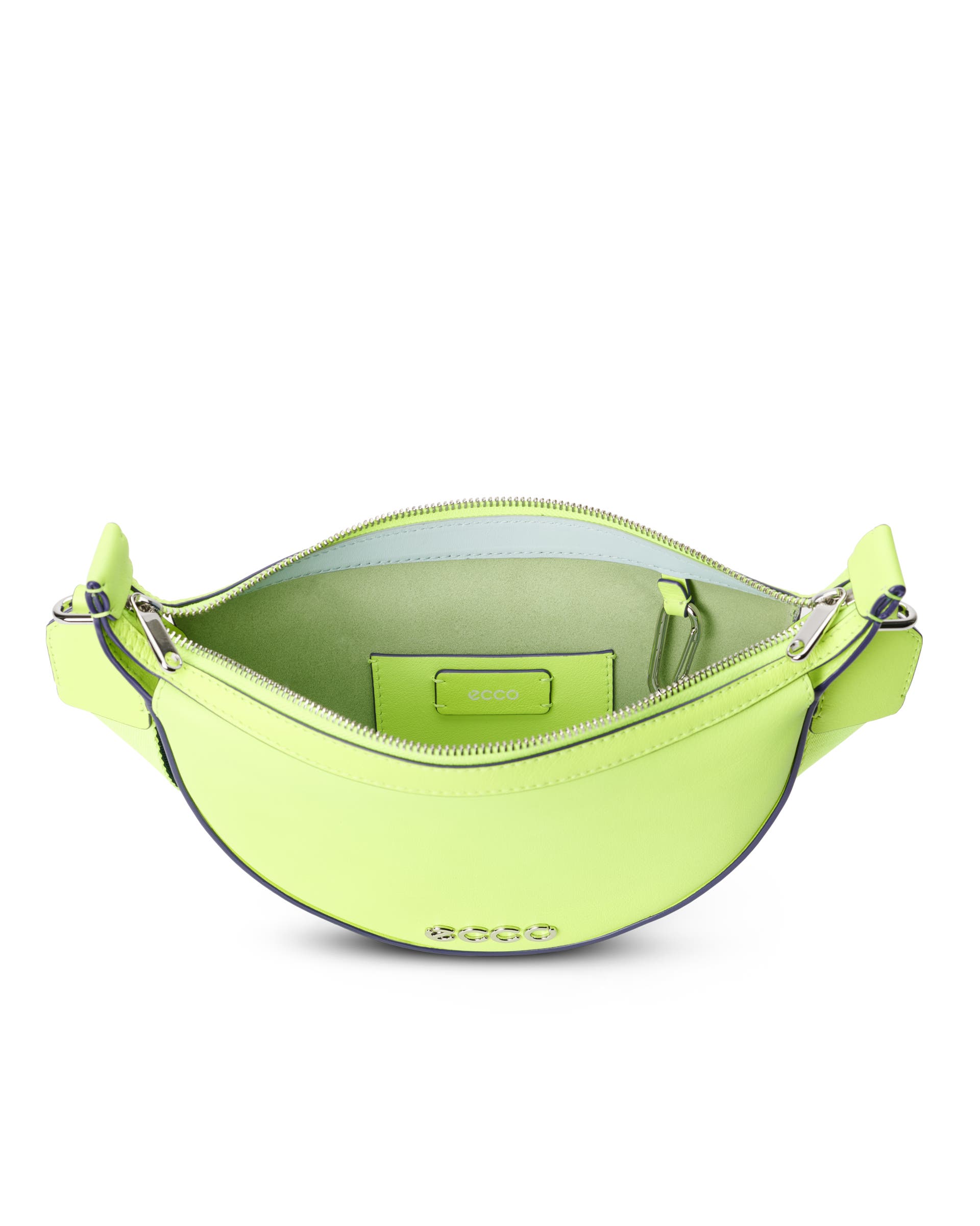 ECCO Fortune Small Soft Smooth レザークロスボディバッグ - イエロー - Inside