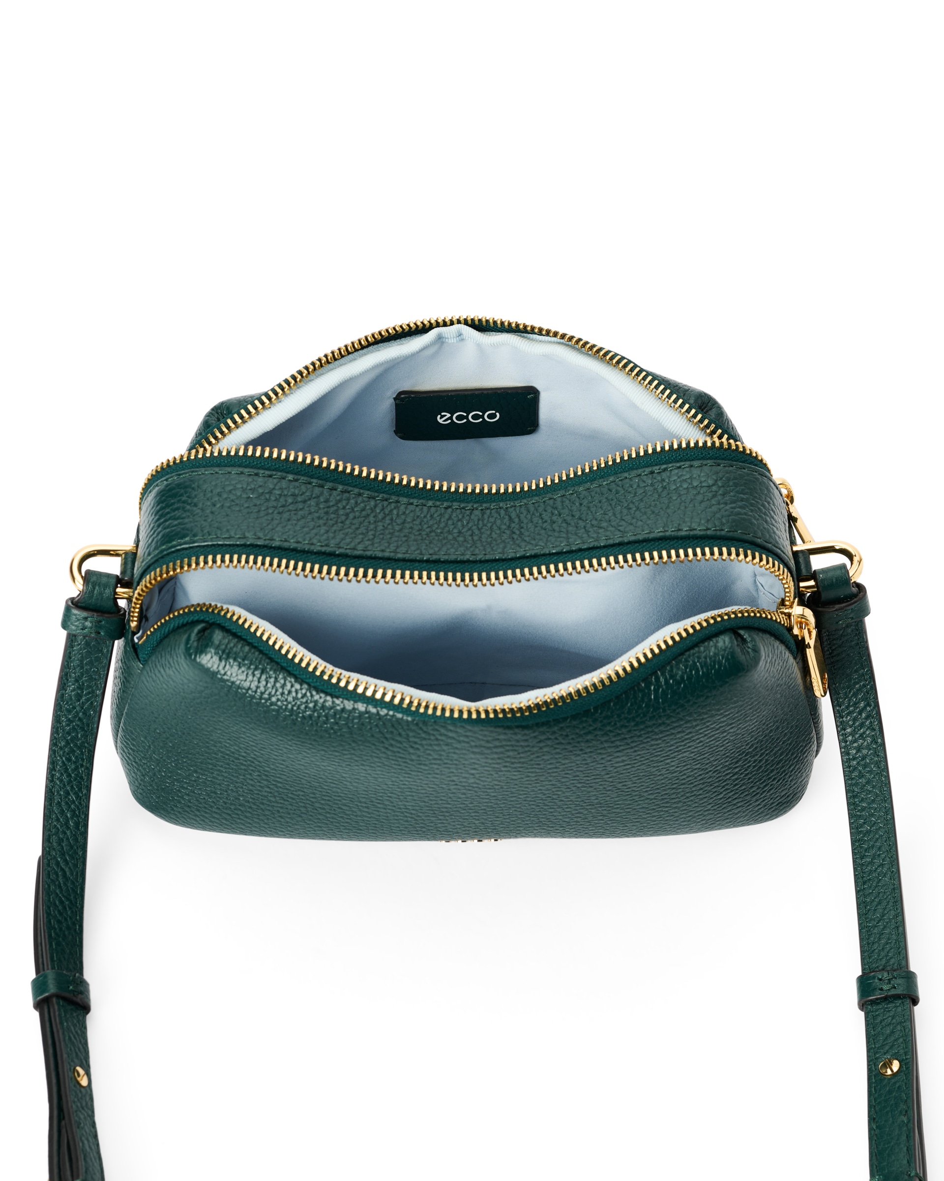 ECCO® Camera Bag sac appareil photo en cuir - Vert - Inside