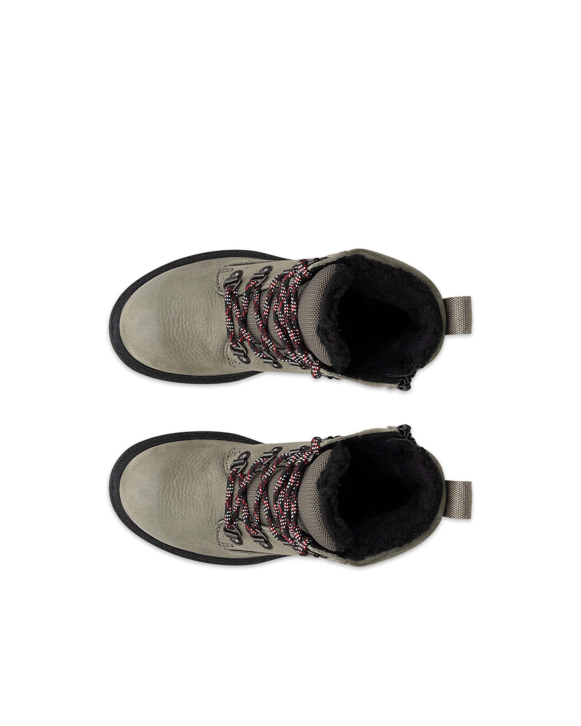 Detská nubuková nepremokavá obuv ECCO® GRAINER K - Sivá - Outside