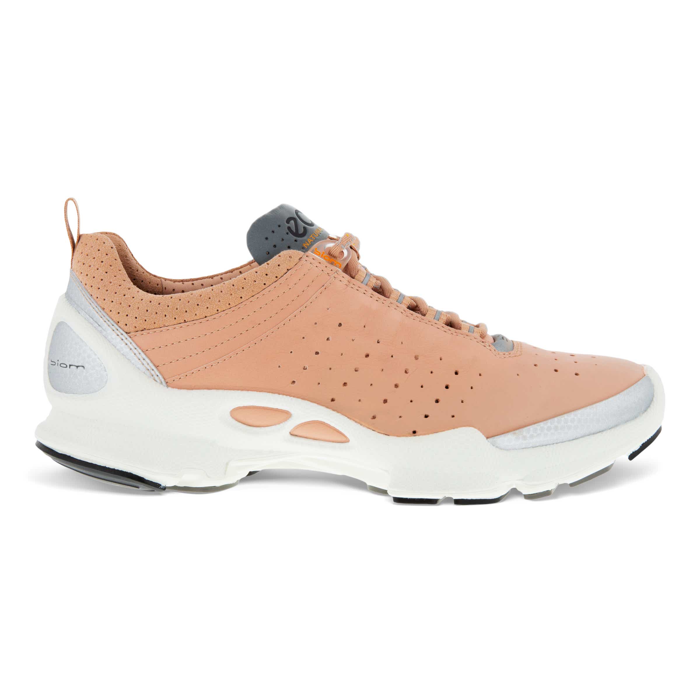 Women's ECCO® BIOM C Leather Sneaker - Orange - Outside