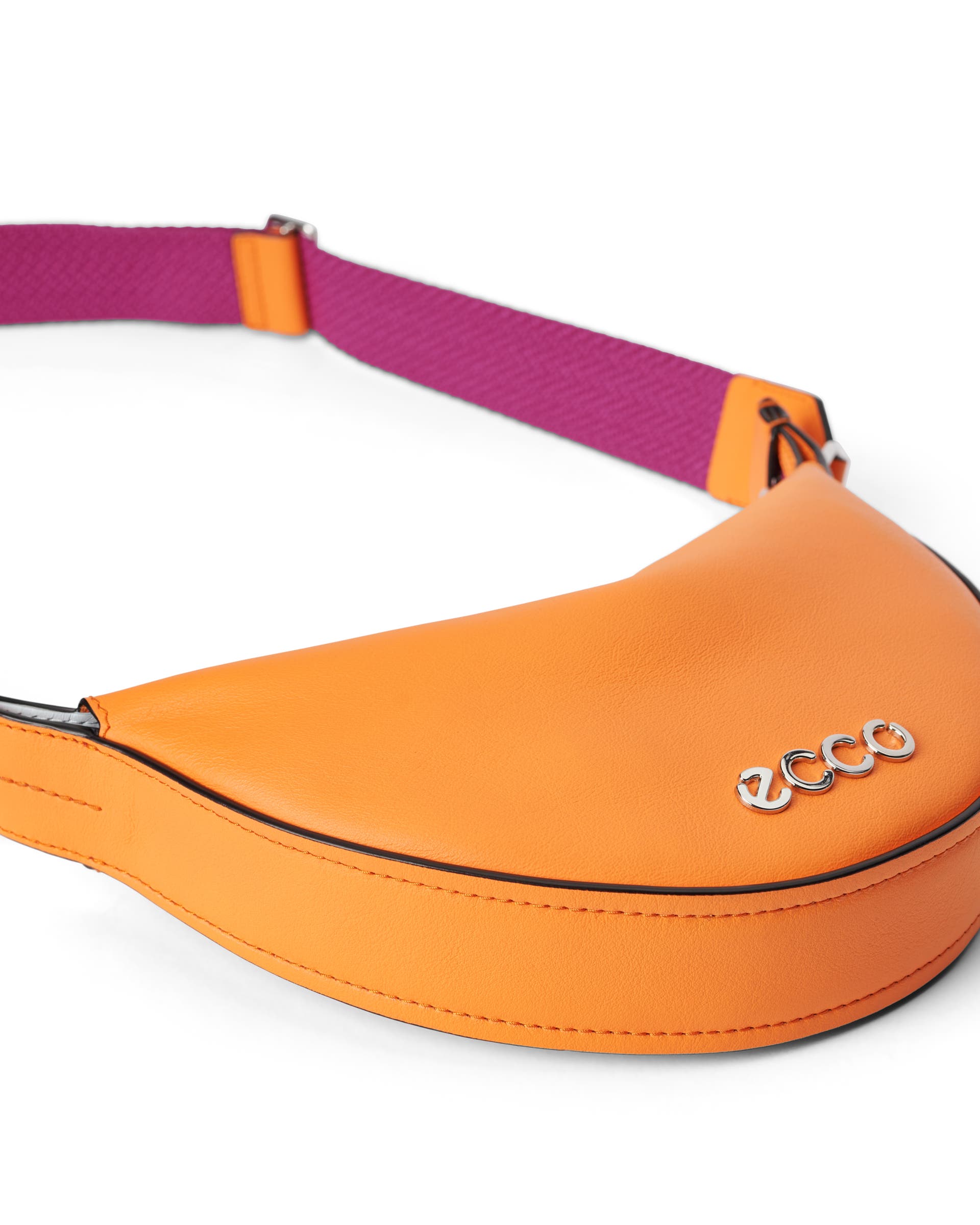 ECCO Fortune Small Soft Smooth レザークロスボディバッグ - オレンジ - Detail-2