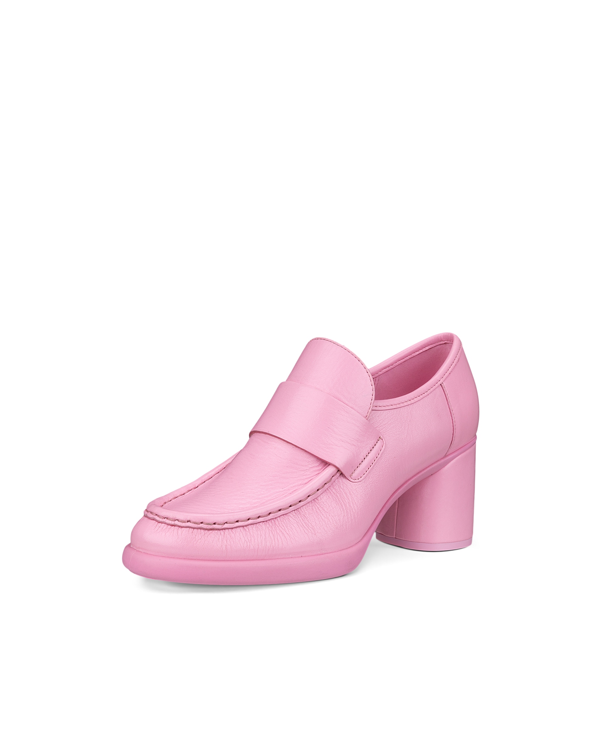 ECCO Sculpted LX 55 ウィメンズ レザーブロックヒール - ピンク - Main