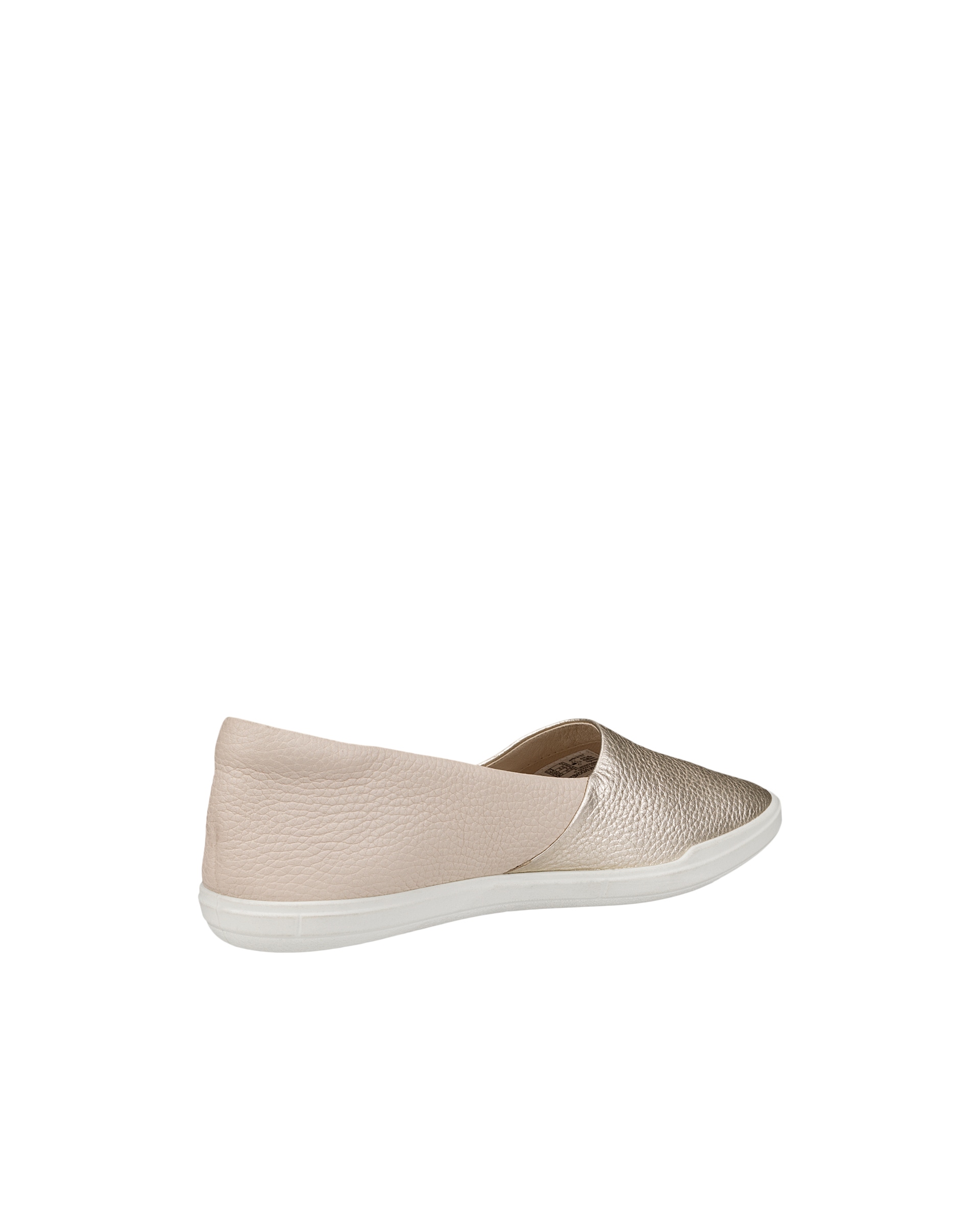 Women's ECCO® Simpil Leather Loafer - Metallic - Back