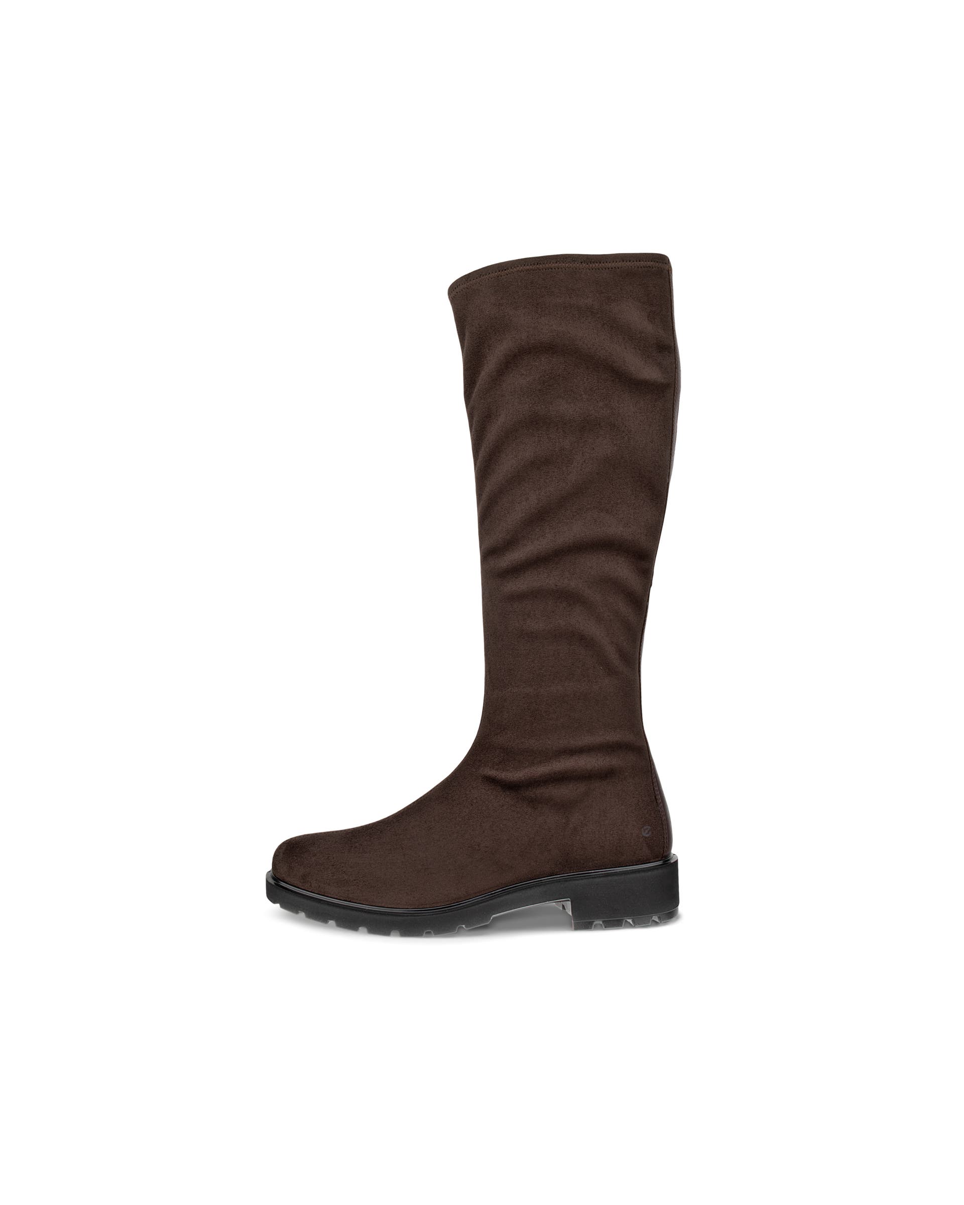 Women's ECCO® Metropole Vienna Textile Knee-High Boot - Brown - Outside