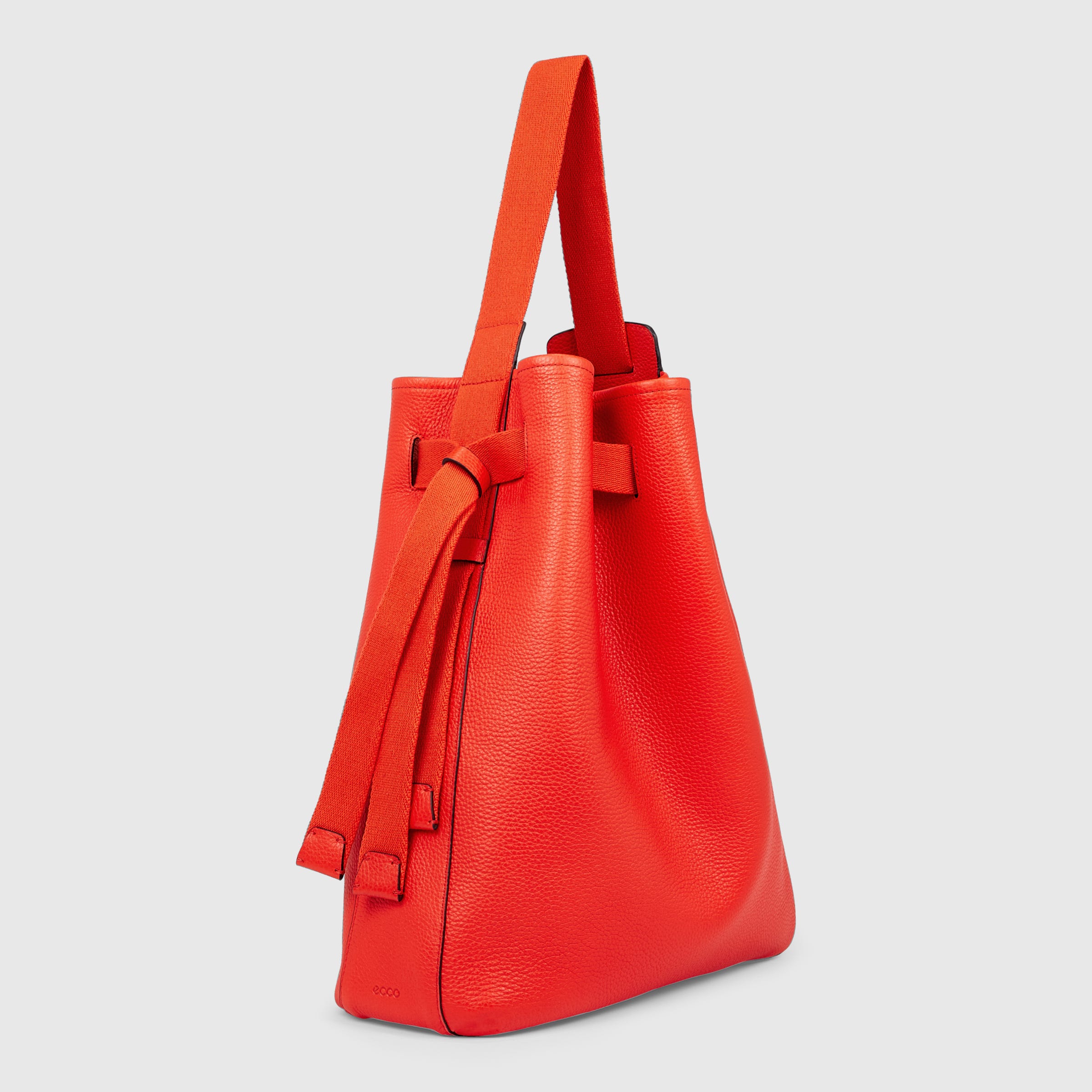 ECCO Sail Full Size レザーショルダーバッグ - レッド - Main