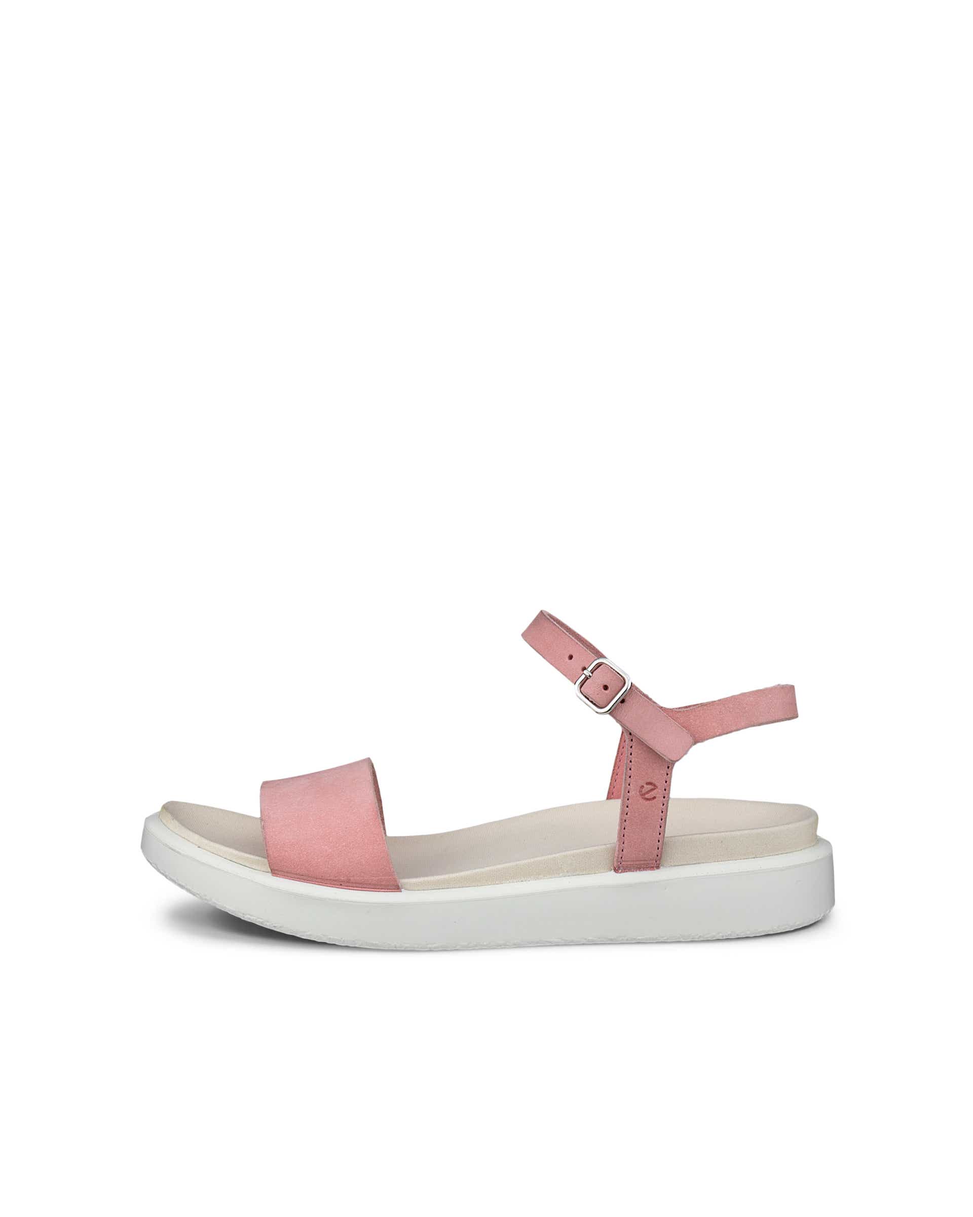Sandale en cuir Flowt ECCO® pour femmes - Rose - Outside