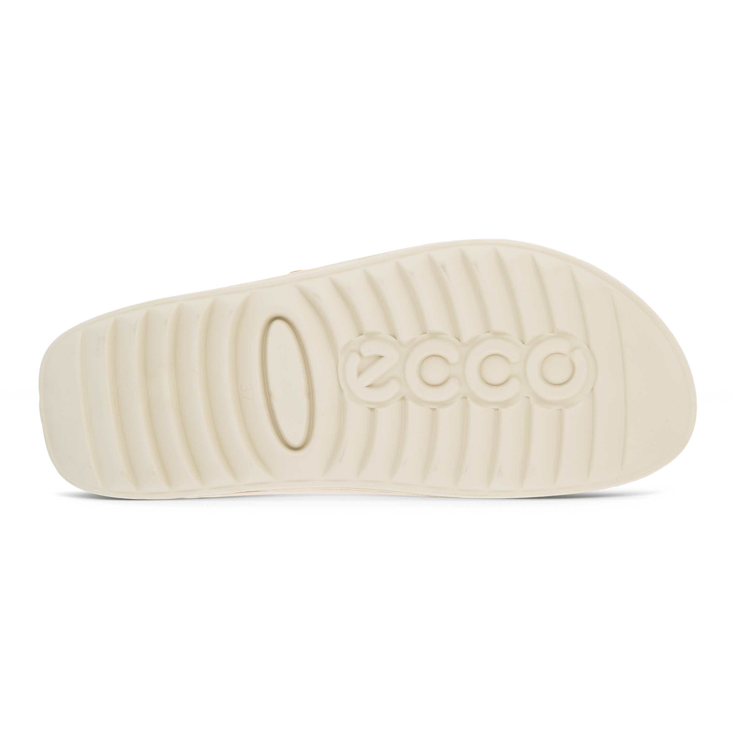 ECCO Cozmo Sandal Fluffy ウィメンズ ヌバック2ストラップサンダル - ピンク - Sole