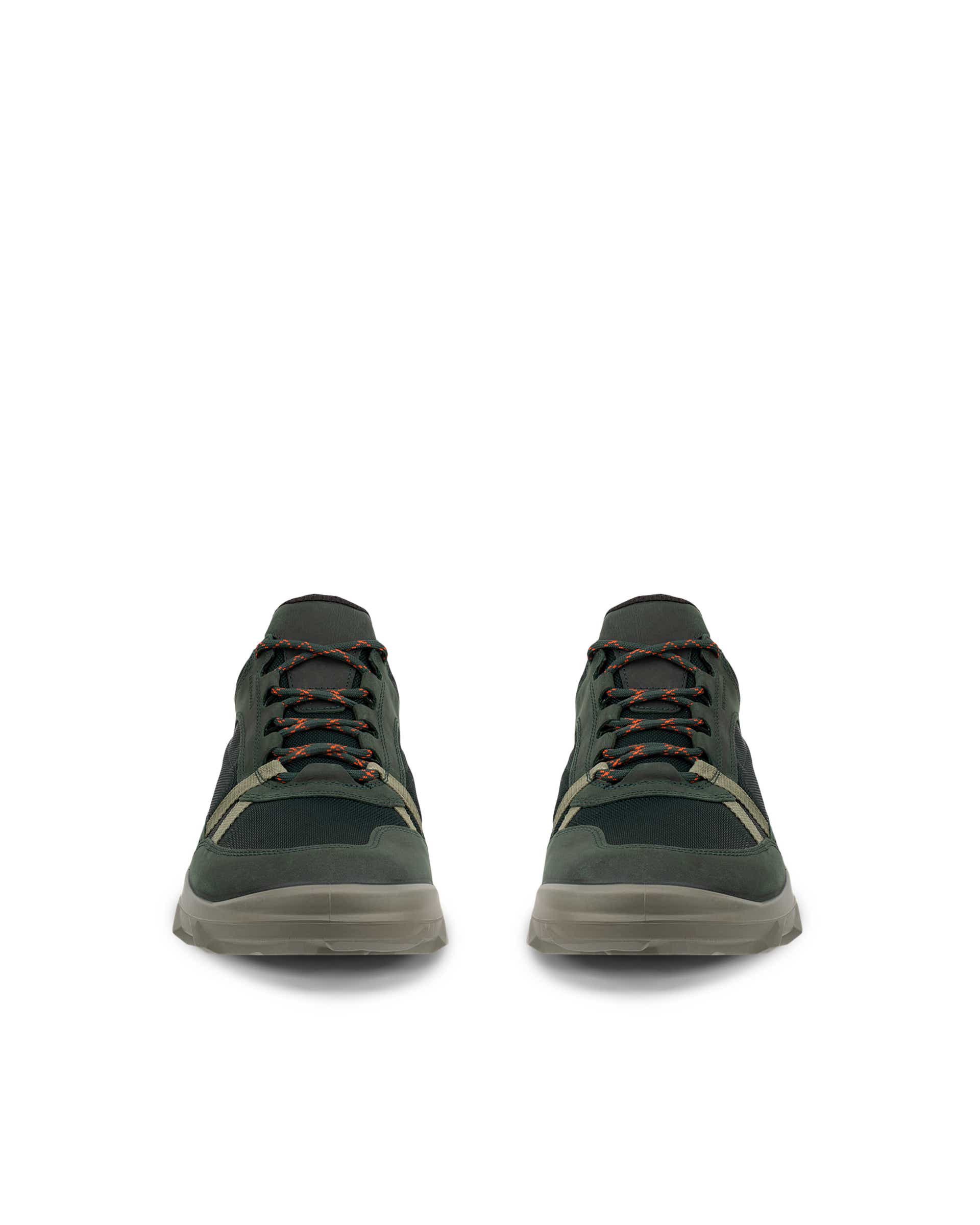 Męskie nubukowe buty outdoorowe ECCO® MX - Zielony - Front pair