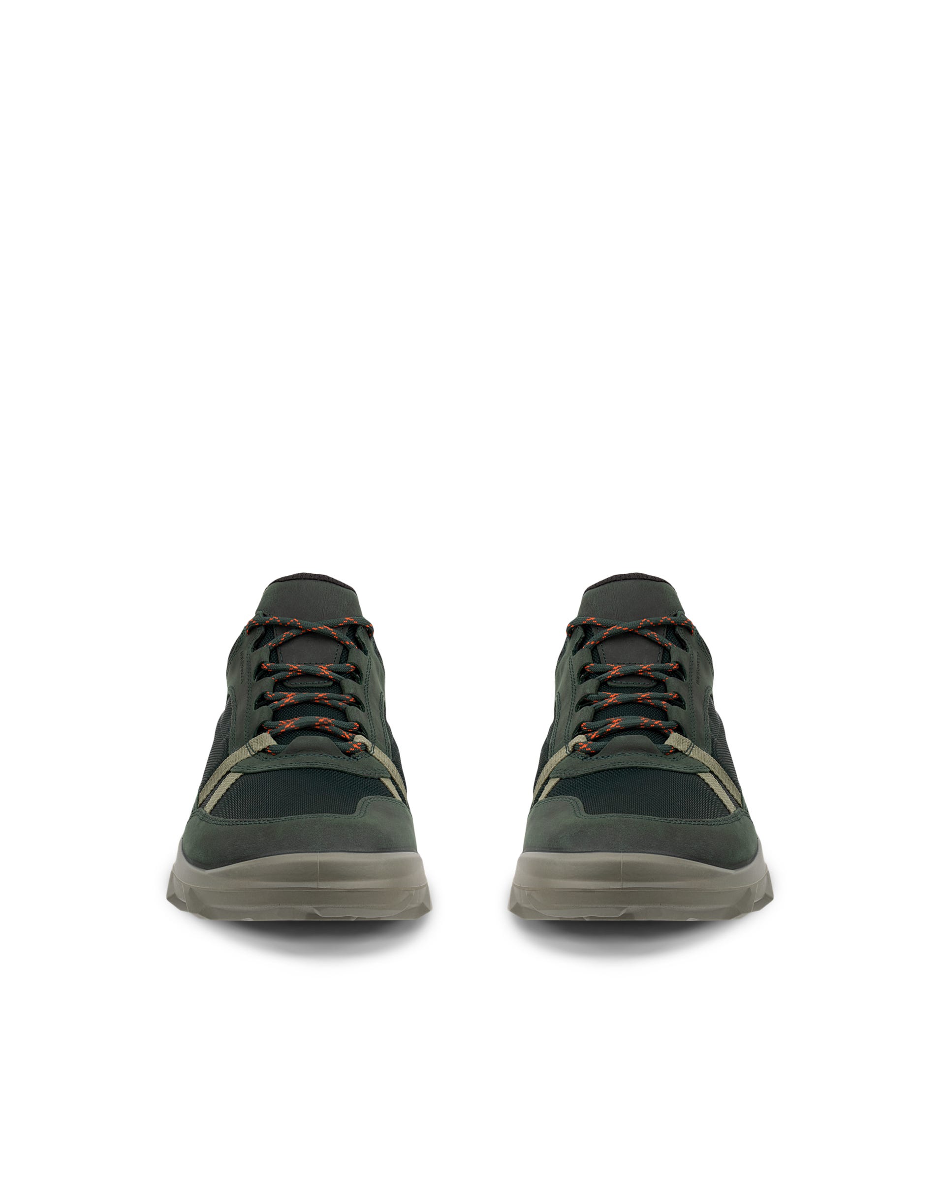 Męskie nubukowe buty outdoorowe ECCO® MX - Zielony - Front pair