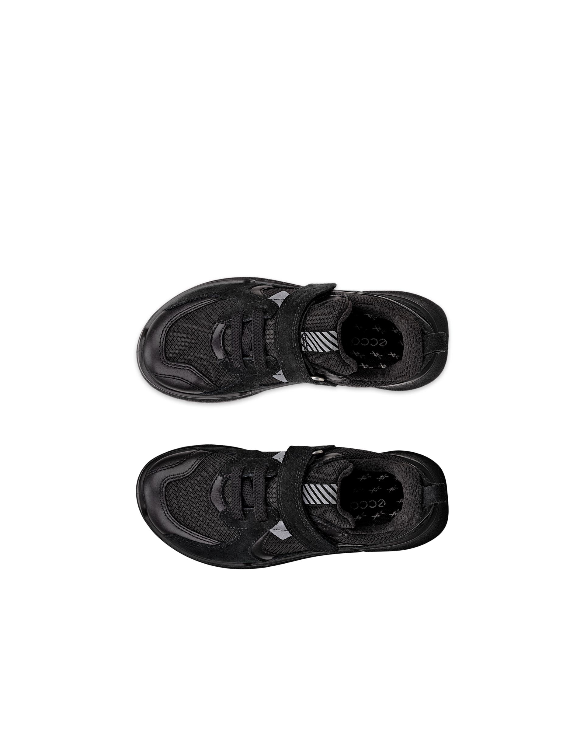 Dziecięce skórzane buty outdoorowe ECCO® BIOM 2.2 - Czarny - Top left pair