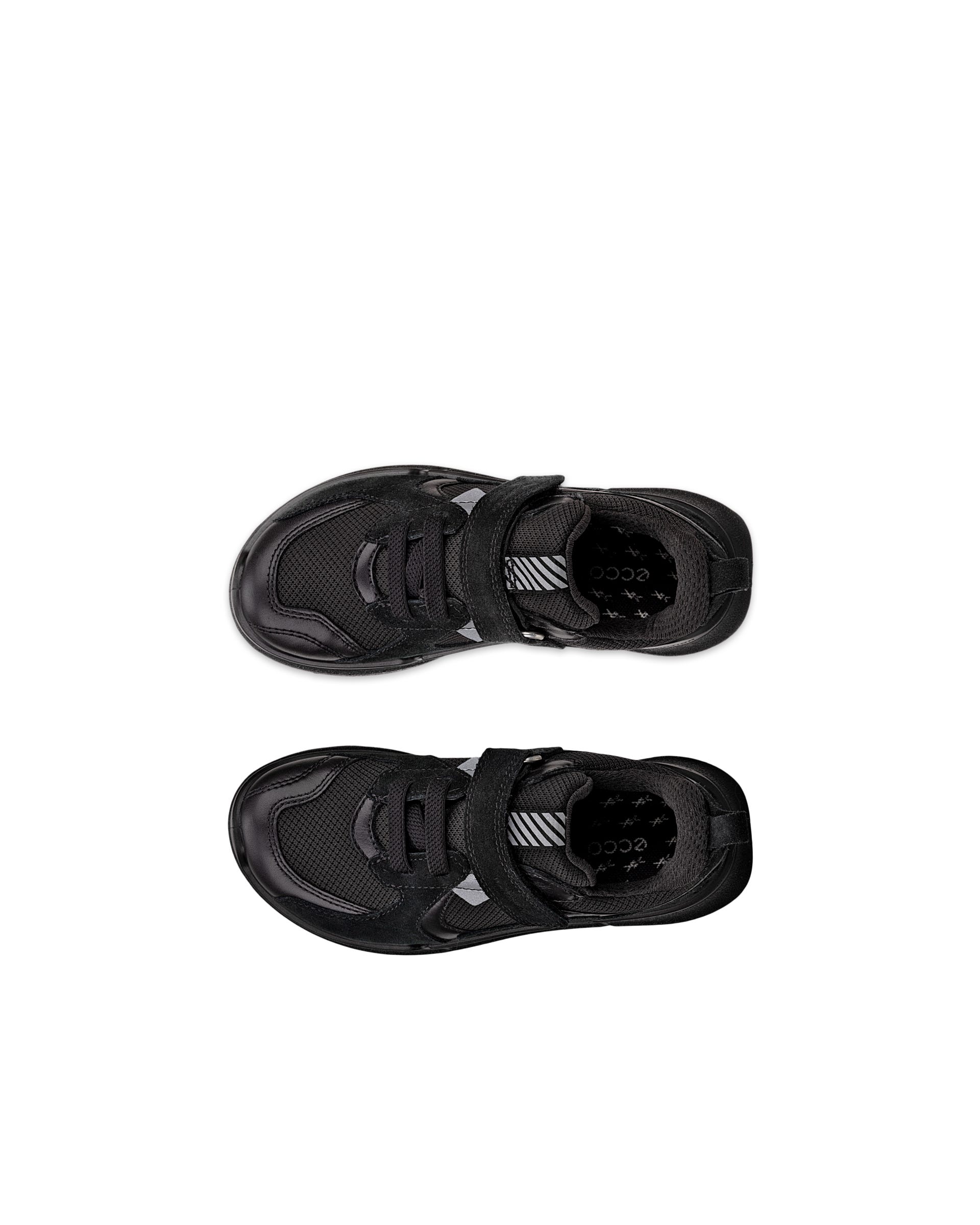 Dziecięce skórzane buty outdoorowe ECCO® BIOM 2.2 - Czarny - Top left pair