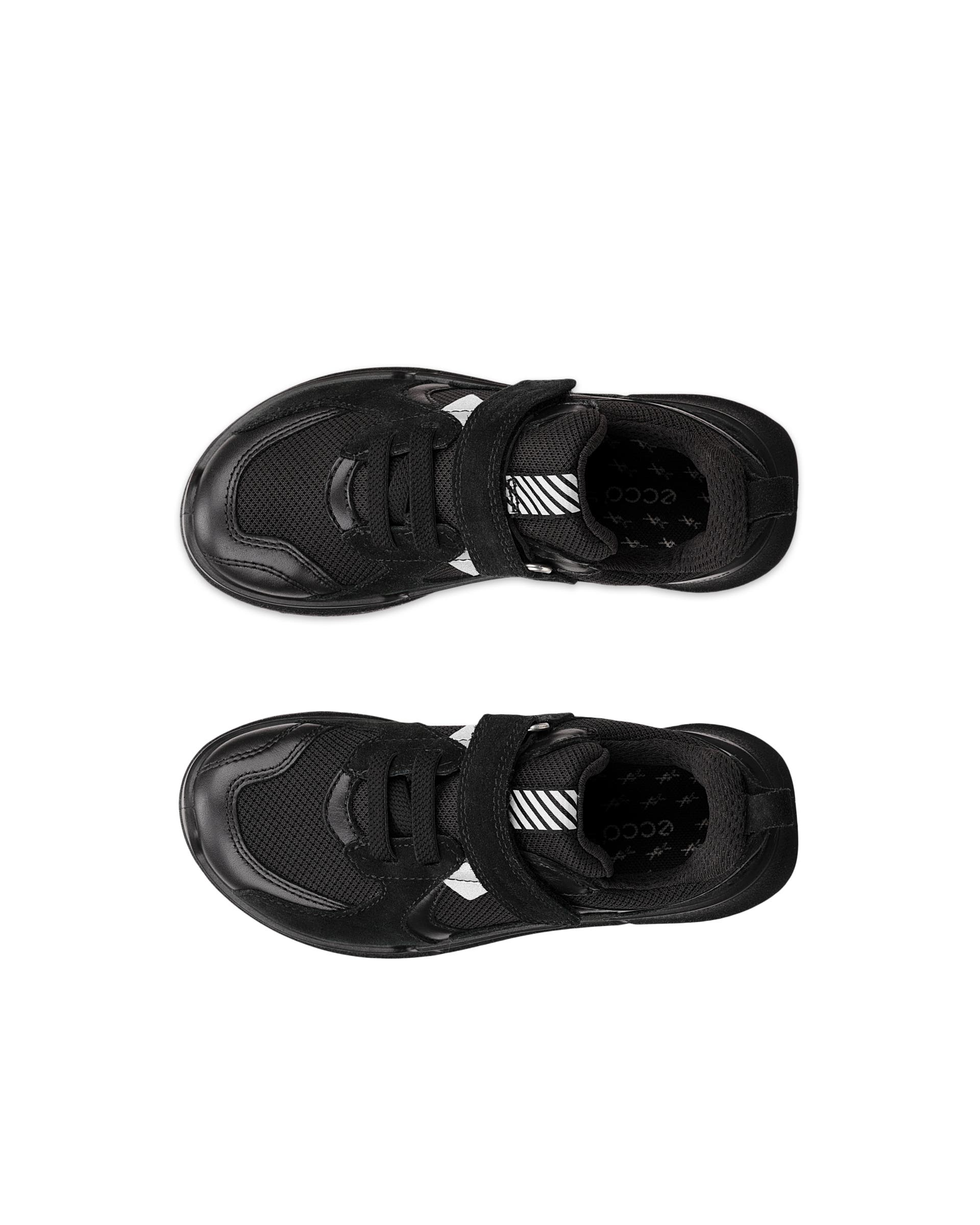 ECCO® BIOM 2.2 Kinder Outdoor-Schuhe aus Leder - Schwarz - Top left pair