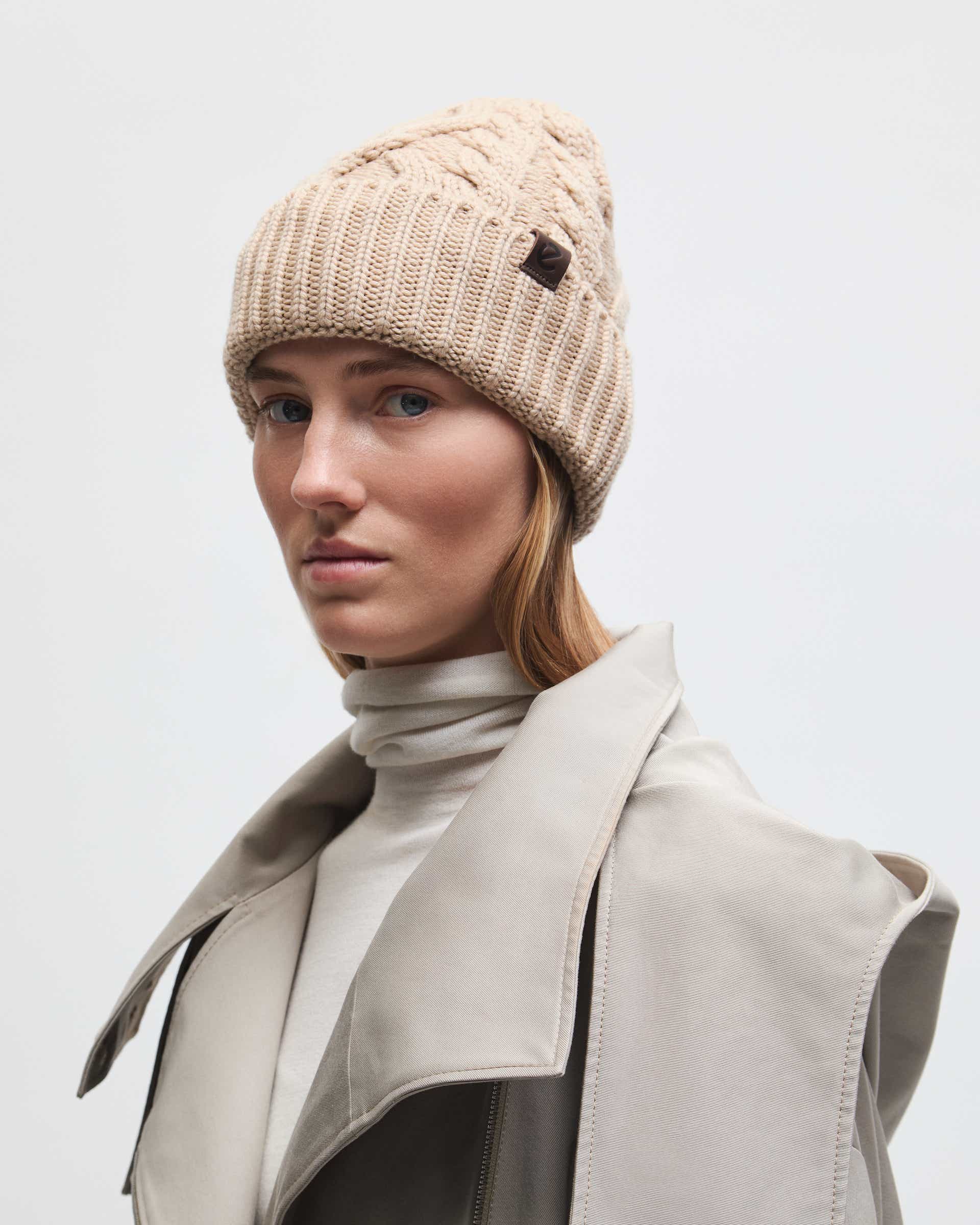 Women's ECCO® Beanie - Brown - Lifestyle image-1