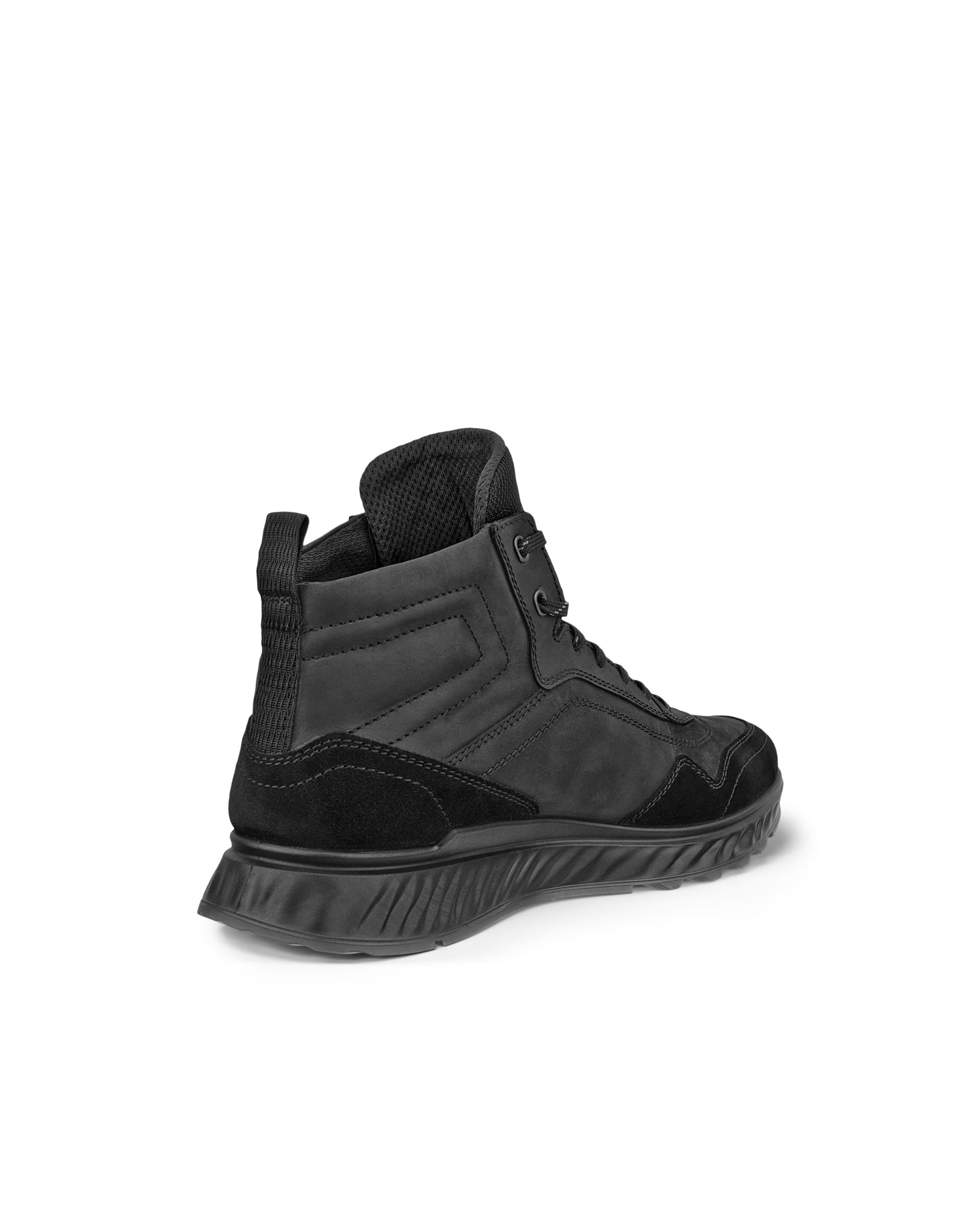 ECCO® EXOSTRIDE Herren Ankle Boot aus Nubukleder mit Gore-Tex - Schwarz - Outside
