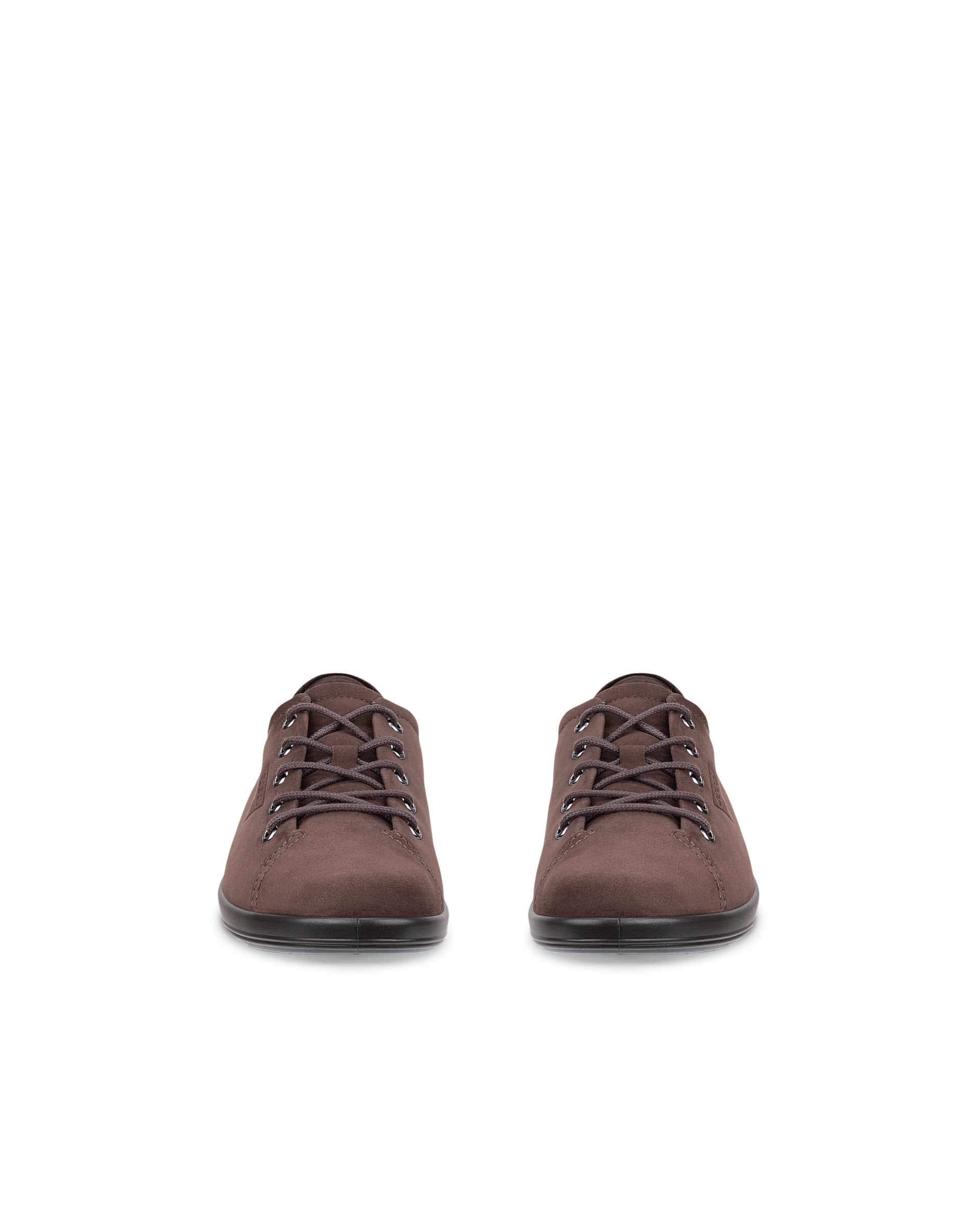Sapatos atacadores nobuck mulher ECCO® SOFT 2.0 - Castanho - Front pair