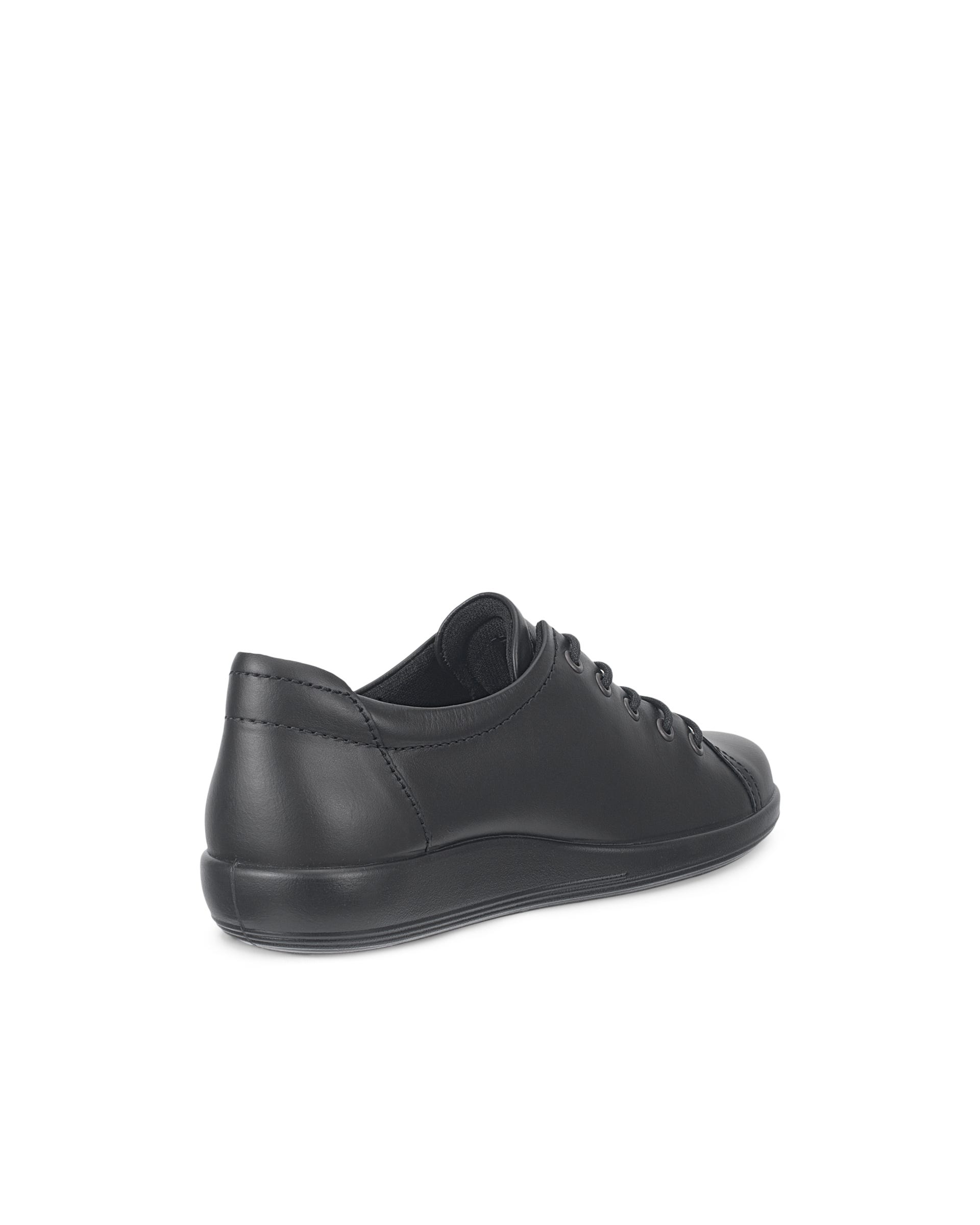 ECCO® Soft 2.0 női bőr cipő - Fekete - Back