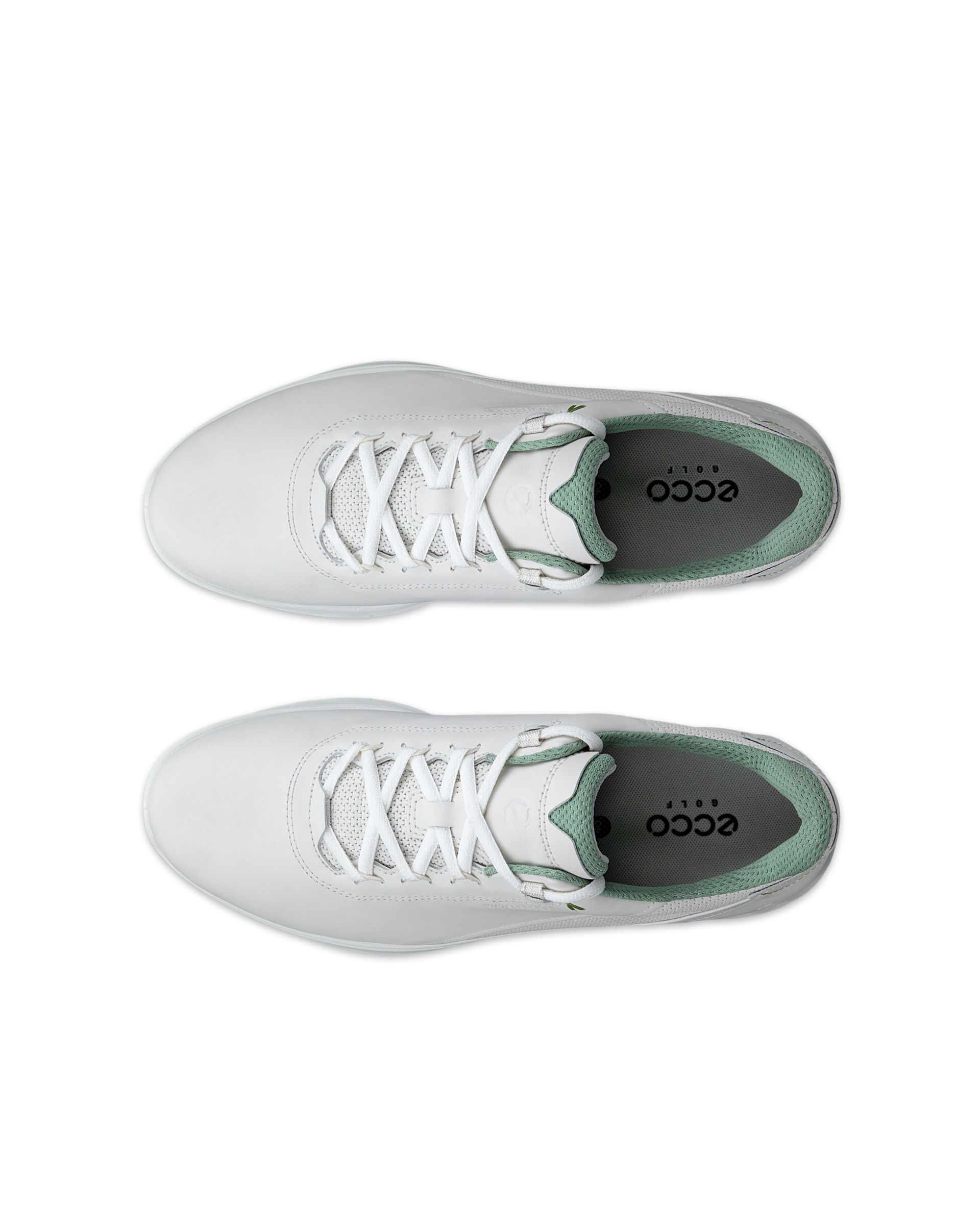 ECCO® Golf S-Casual veekindlad nahast golfijalats meestele - Valge - Top left pair