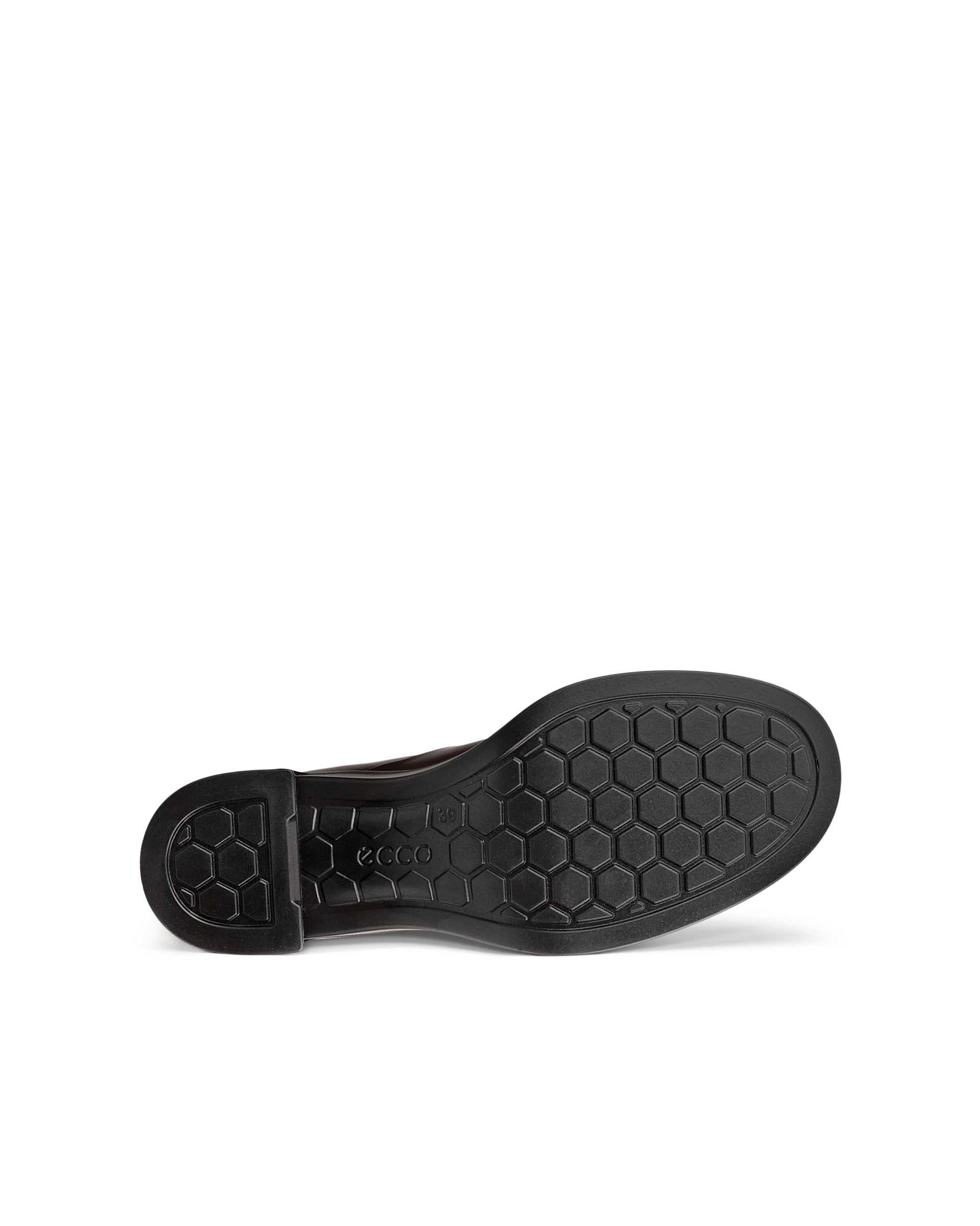 Women's ECCO® METROPOLE SEOUL 45 Leather High-Cut Boot - Brown - Sole